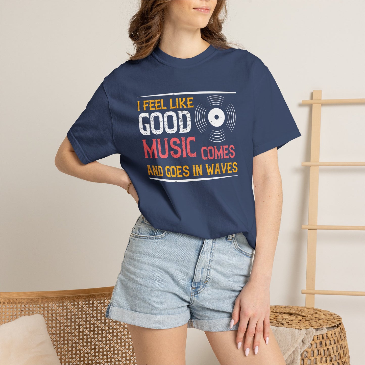 Music Graphic Design Unisex Cotton T-shirt m8