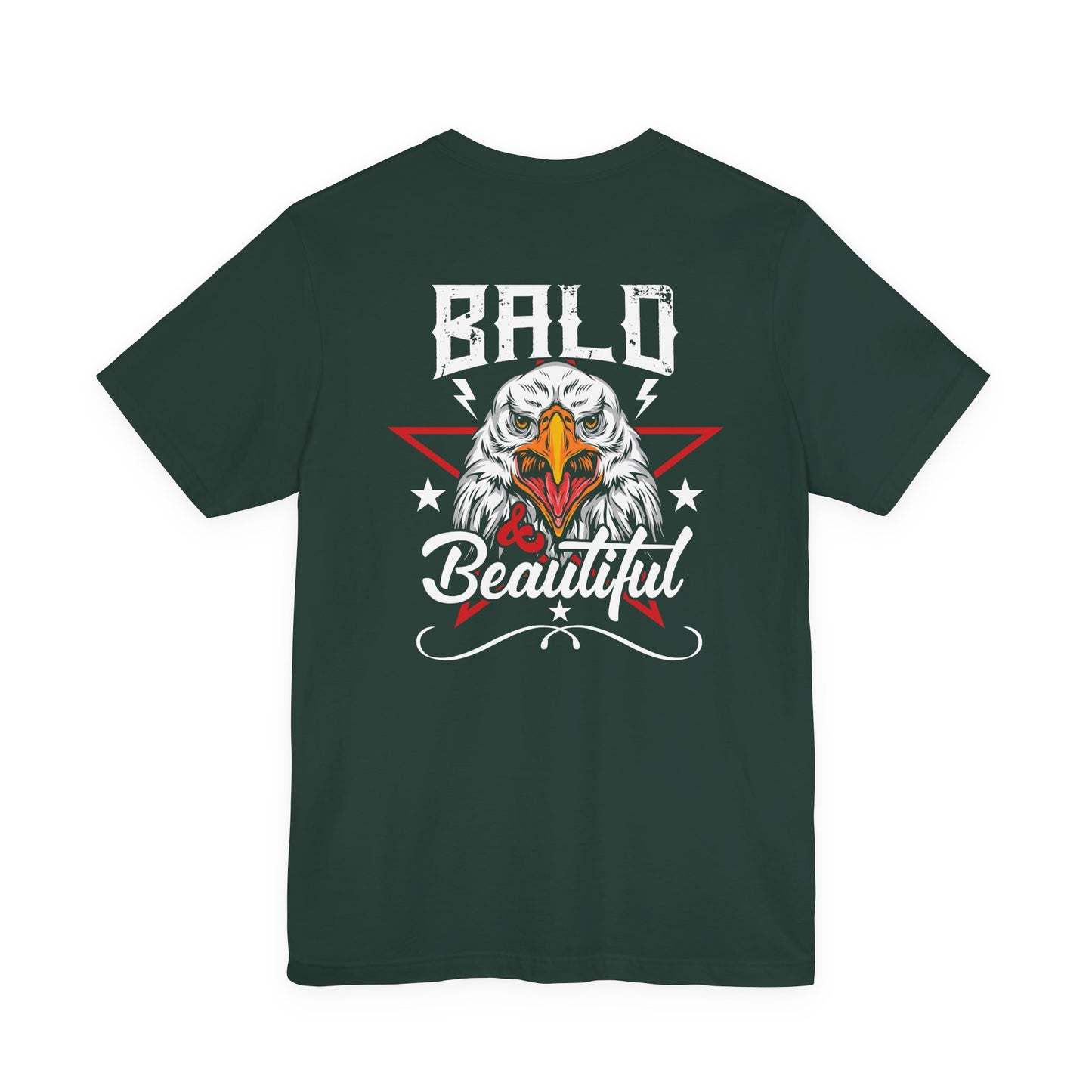 Bald Eagle Graphic Illustration Unisex Cotton Tee a3