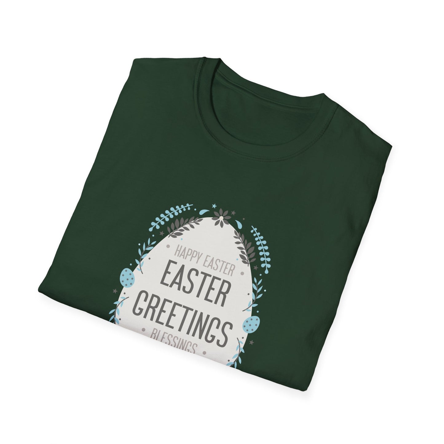 Easter Day T-Shirt, Tee Shirt with Easter Signature, T Shirt with Easter Prints, Tee Shirt with Easter Design - 5