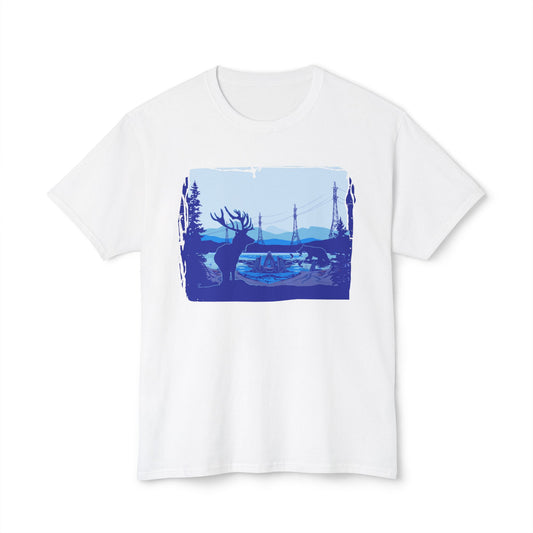 Deer Tees, T-Shirt with Deer, Animals Tees, Funny Animals Shirt, T Shirts with Funny Animals 2