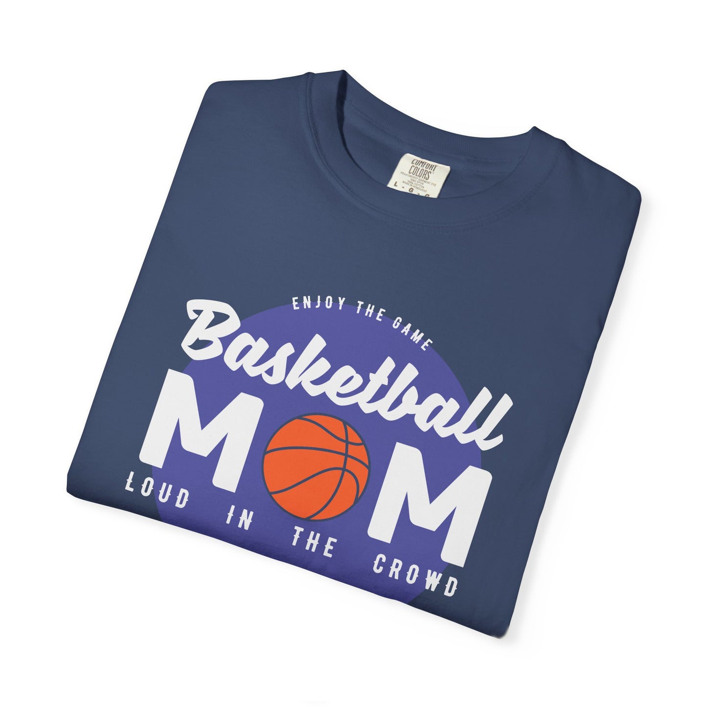 Basketball Mom T-shirt Mother's Day Mama Tee Unisex Comfort Colors Garment-Dyed Cotton h31