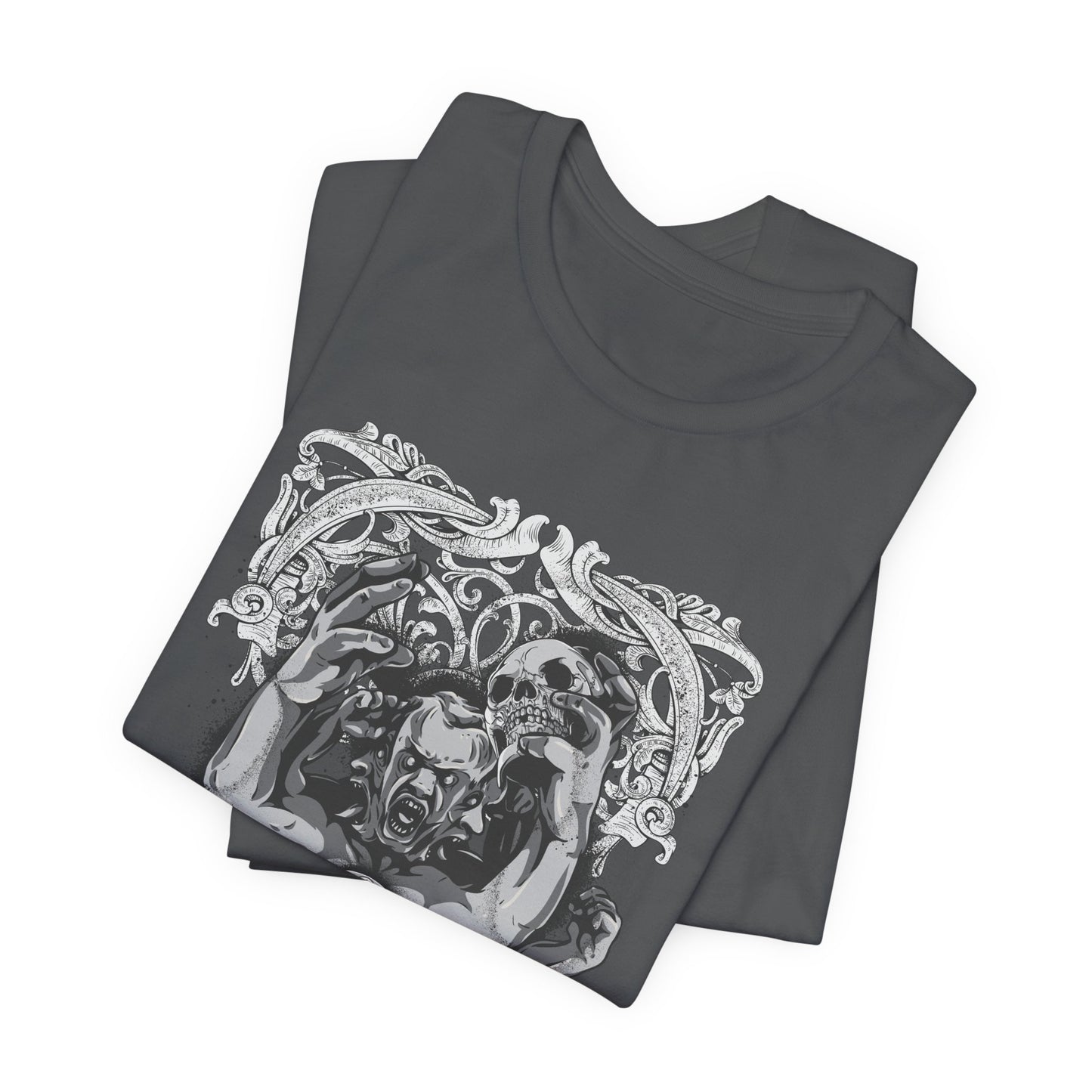 Mask Artwork Illustration Graphic Unisex Cotton T-Shirt r17