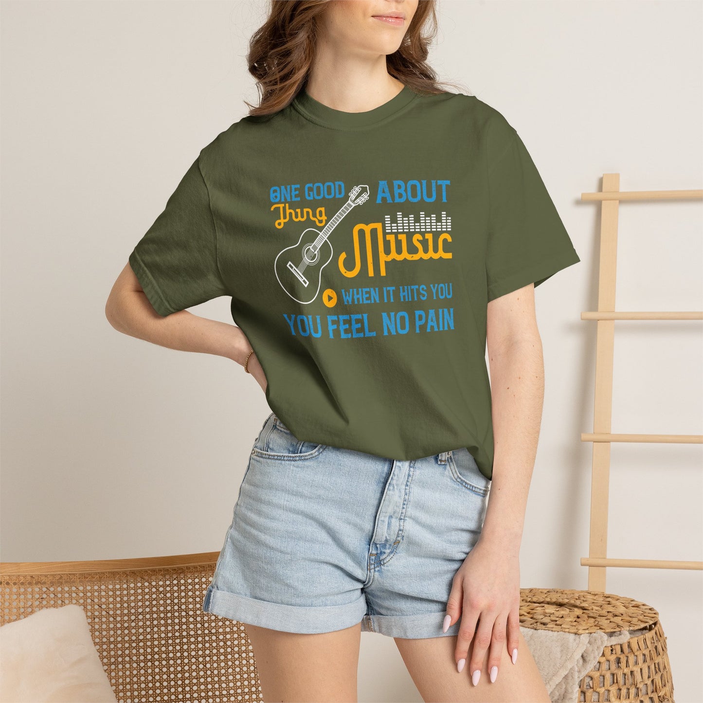 Music Graphic Design Unisex Cotton T-shirt m40