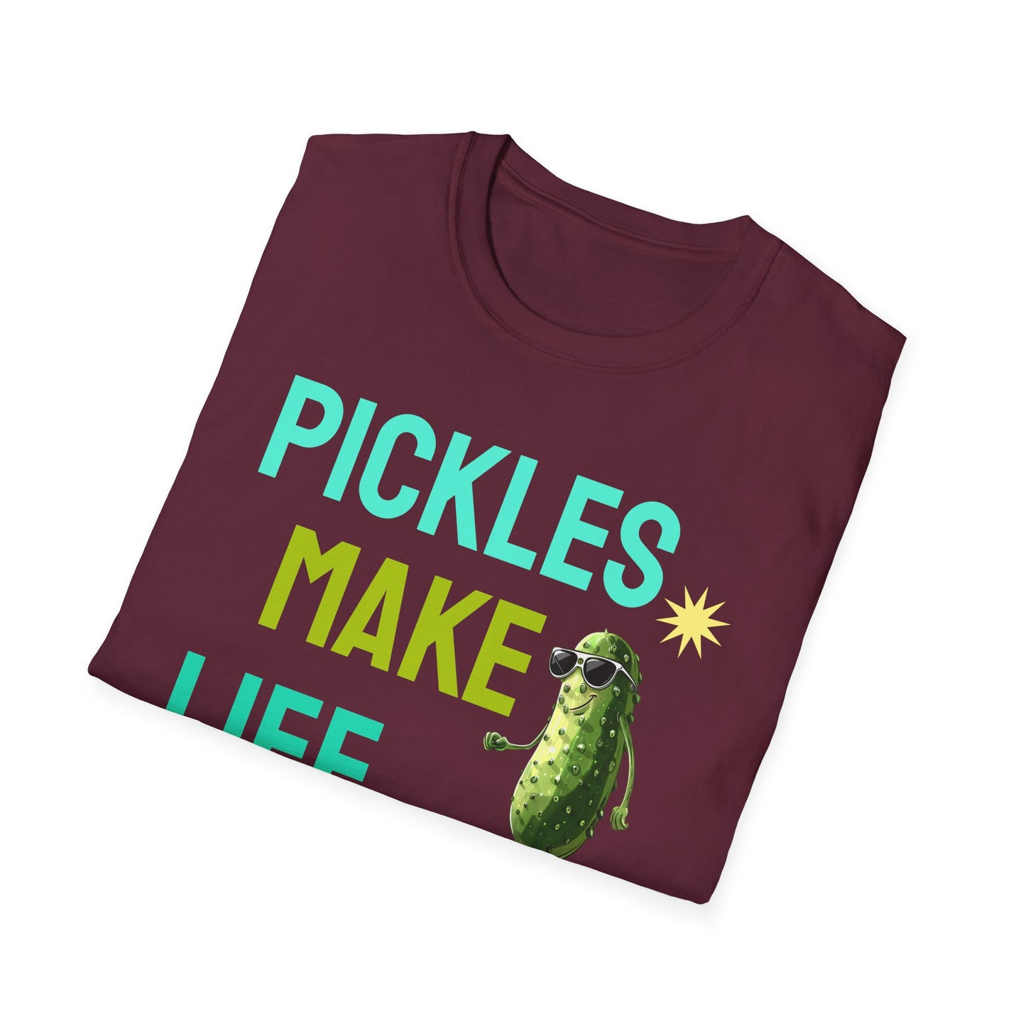 Food Tees, Funny Food T Shirts, Funny T Shirts, Shirt with Vegetables, Shirt with Pickle