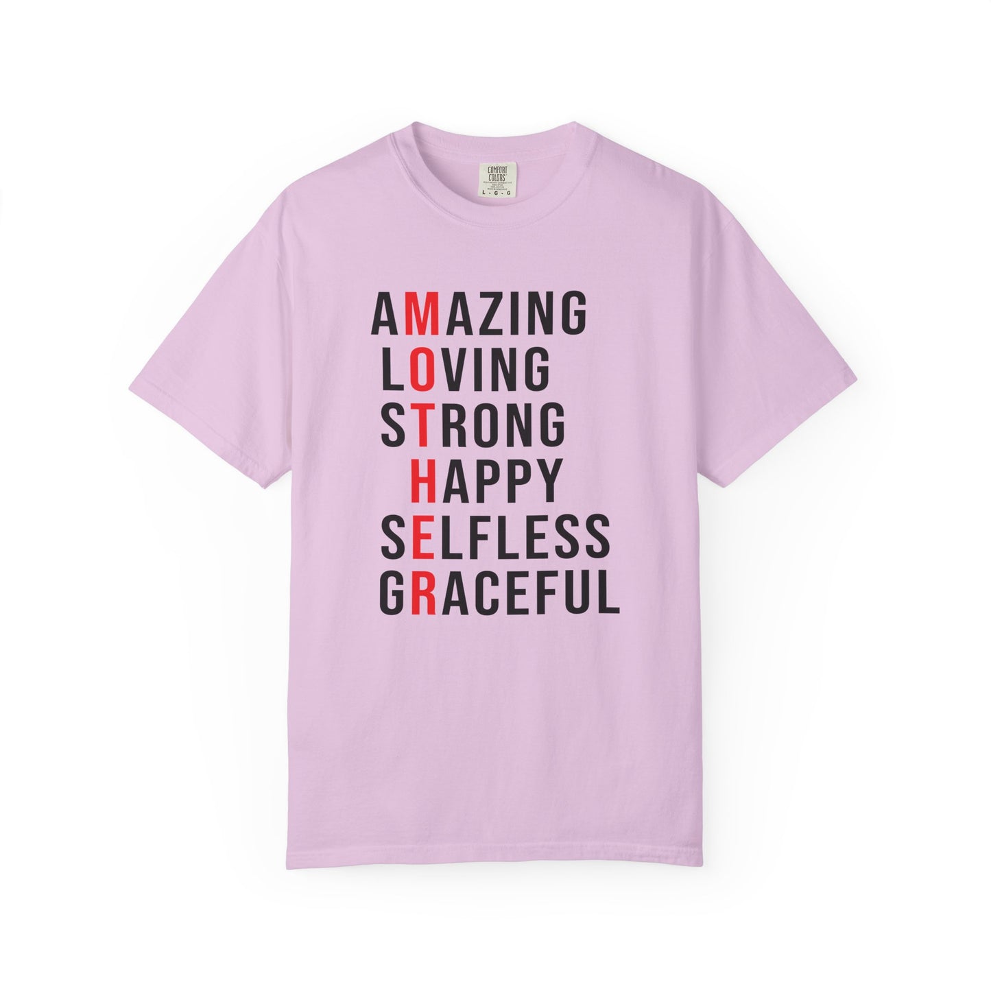 Mom T-shirt Mother's Day Mama Tee Unisex Comfort Colors Garment-Dyed Cotton h14