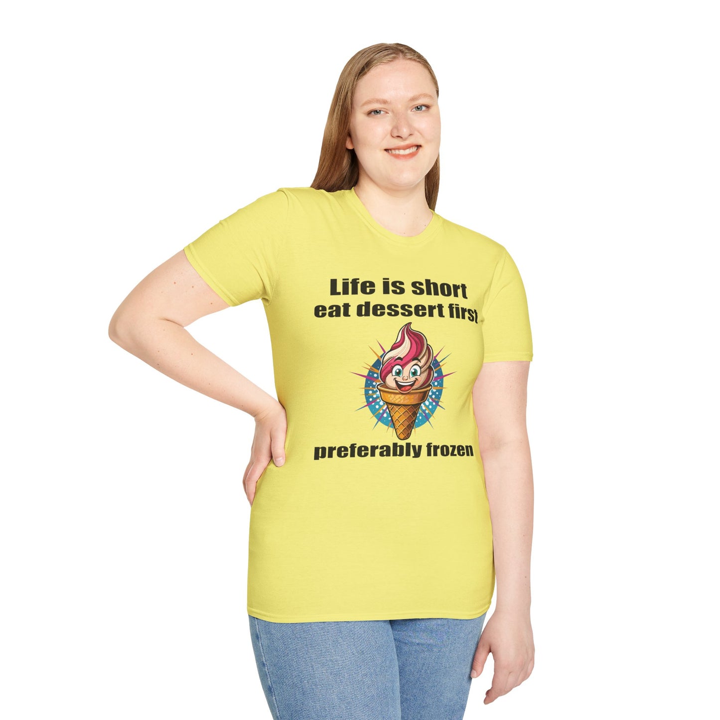 Food Tees, Funny Food T Shirts, Funny T Shirts, Shirt with Food, Junk Food Tees, Shirt with Ice Cream, Ice Cream T-Shirt
