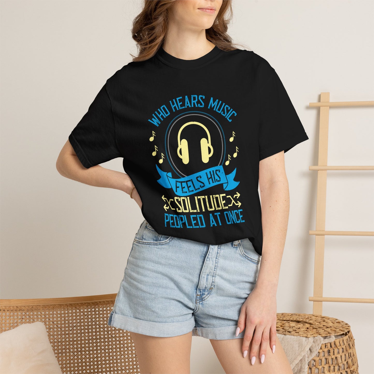 Music Graphic Design Unisex Cotton T-shirt m49