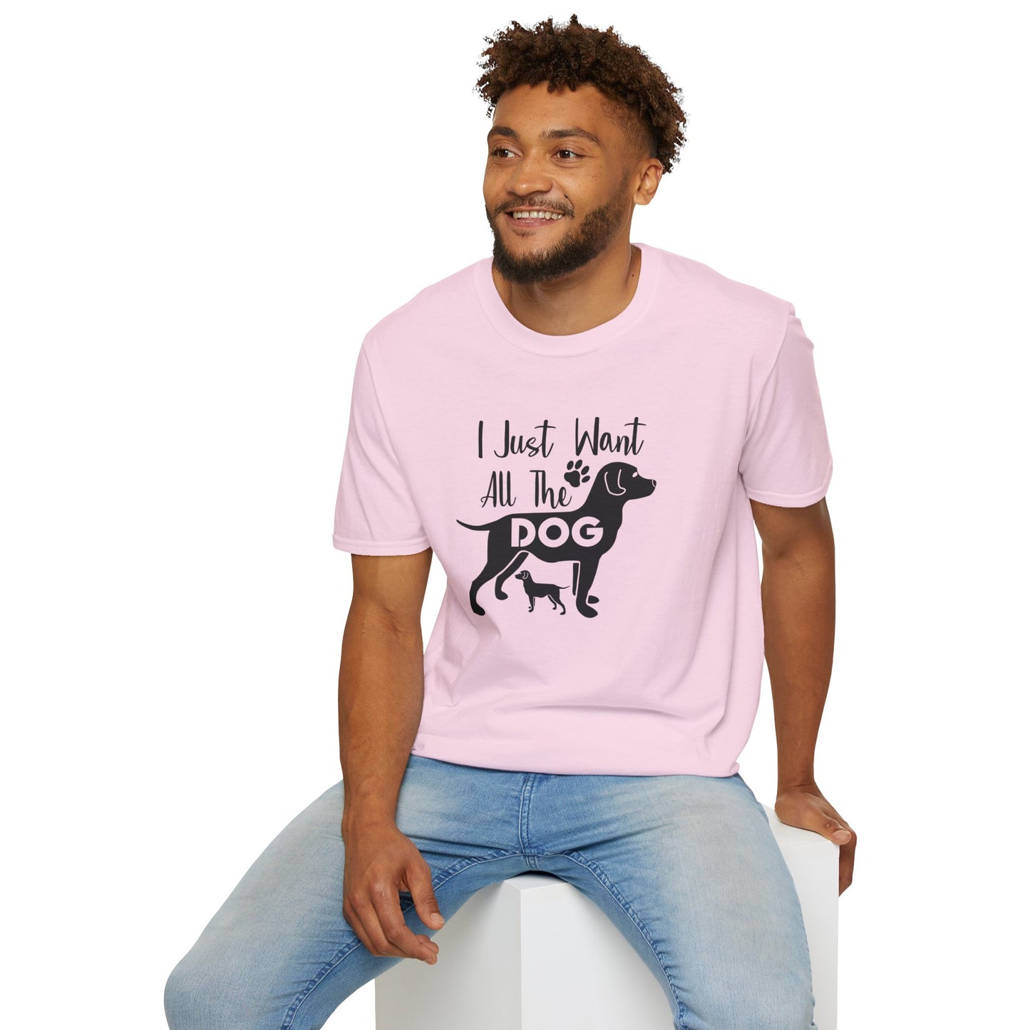 Dog Slogan T Shirts With Funny Quotes Unisex Gildan Softstyle 64000 Premium Cotton Tee