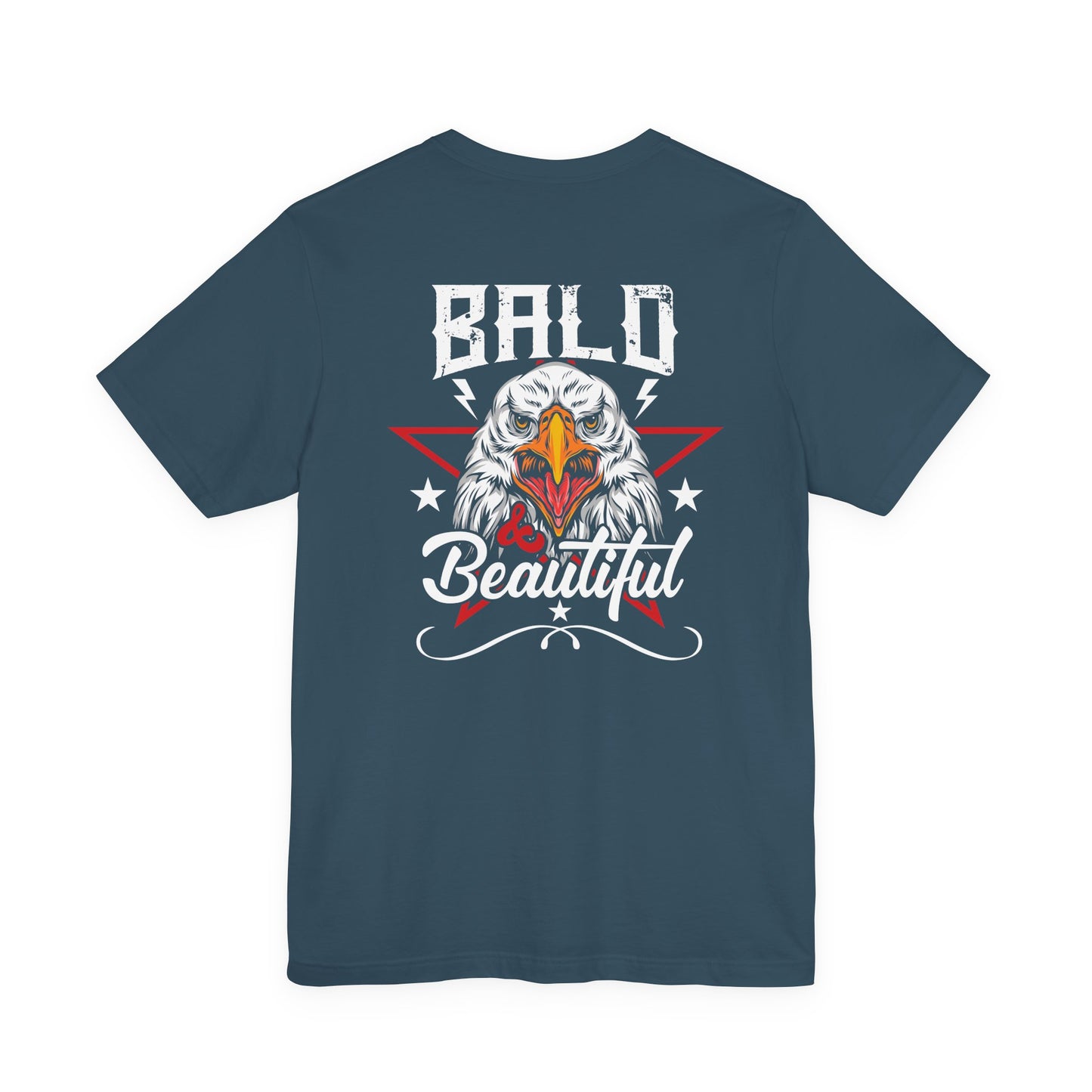 Bald Eagle Graphic Illustration Unisex Cotton Tee a3