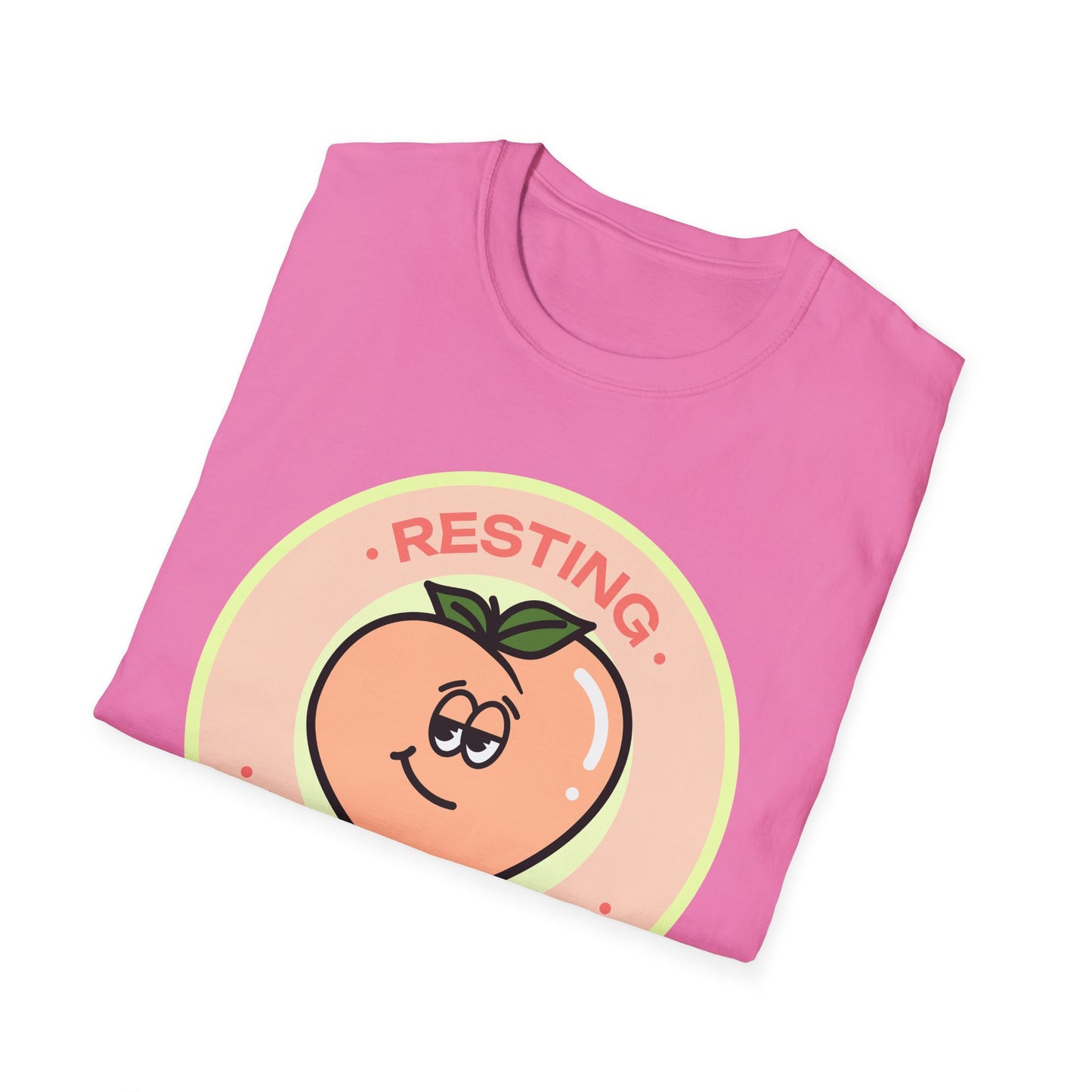 Food Tees, Funny Food T Shirts, Funny T Shirts, Shirt with Fruits, Shirt with Peach