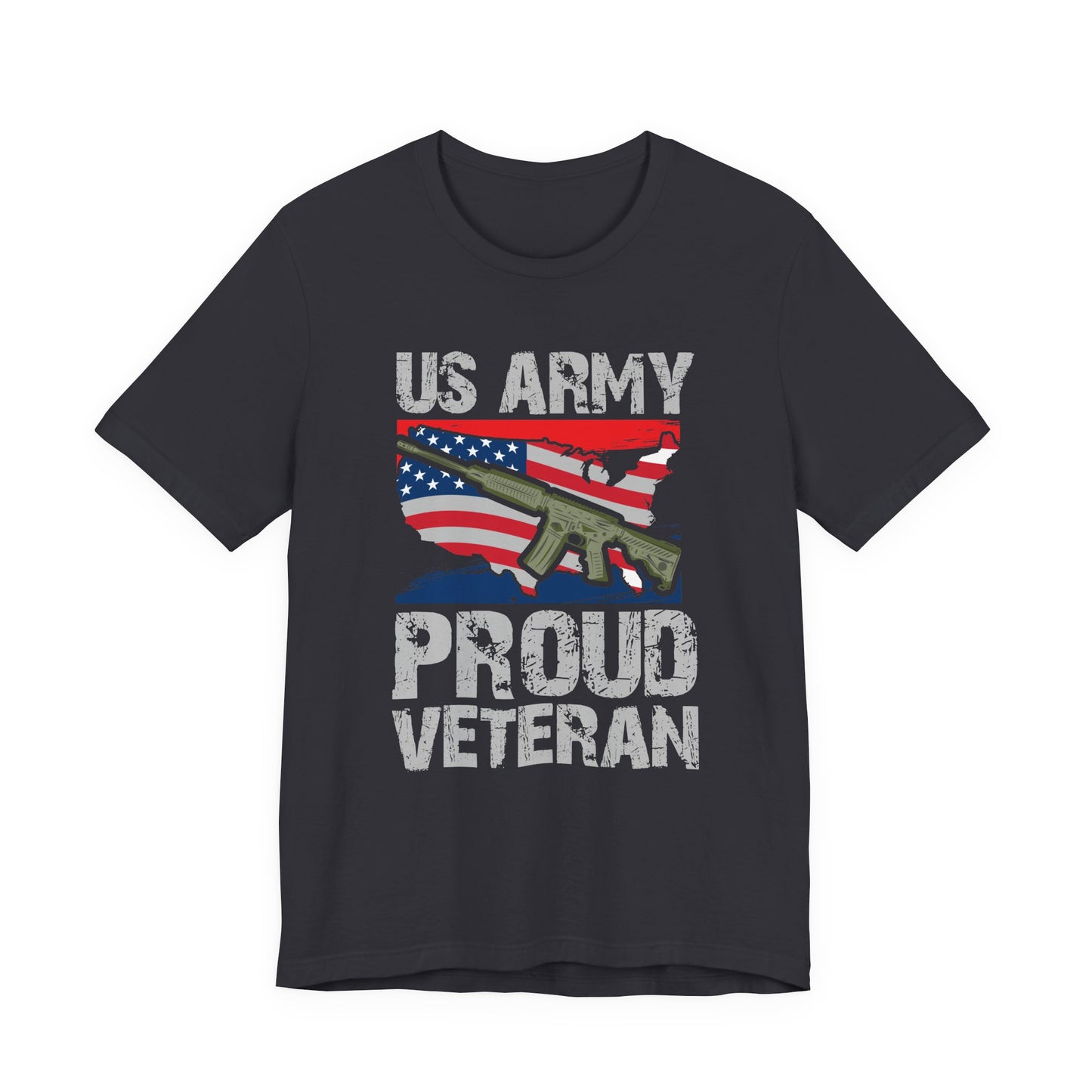 Army Veteran Patriotic Graphic Design Unisex Cotton T-Shirt v21