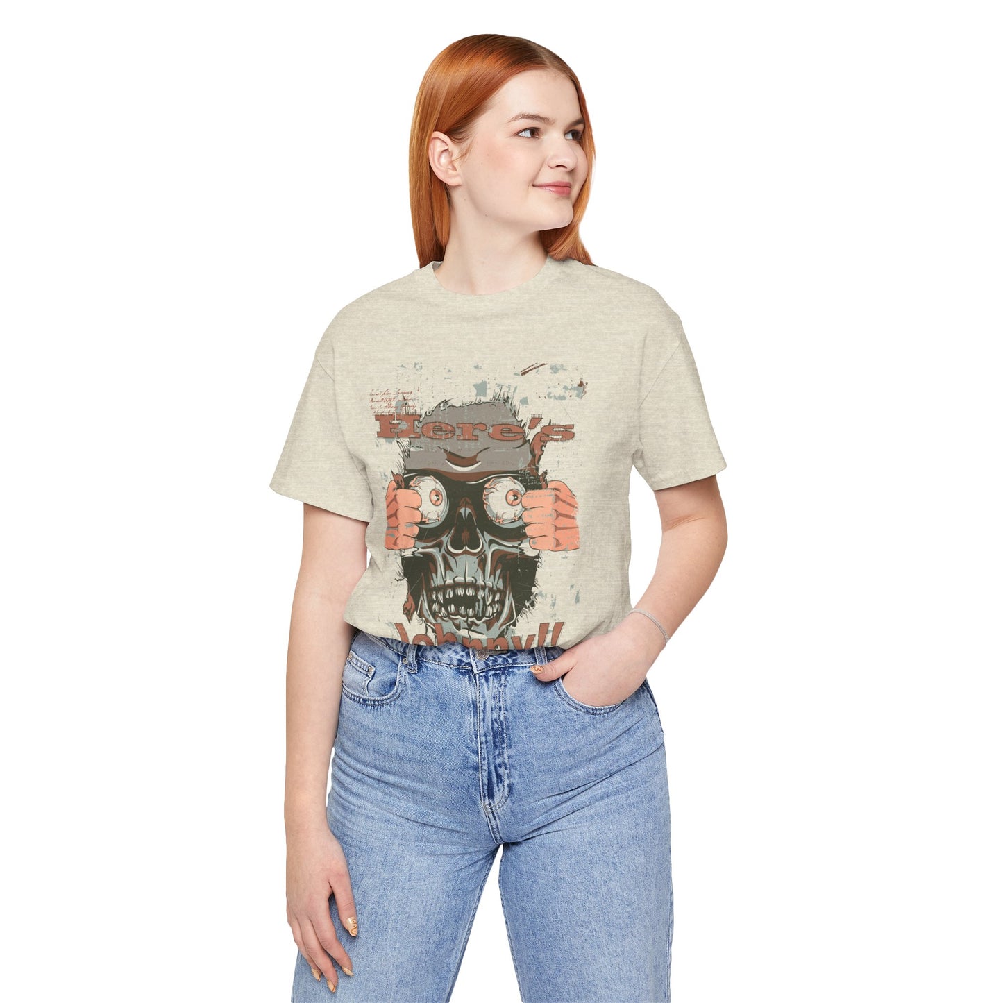 Skull Graphic Unisex Cotton T-Shirt r8