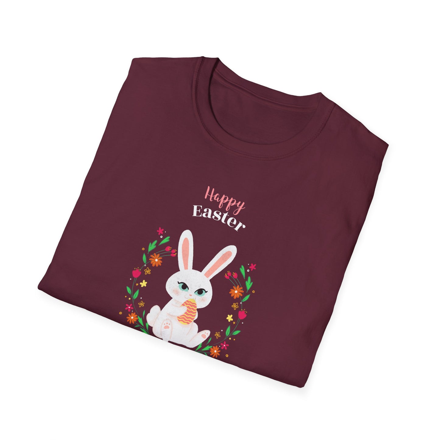 Easter Bunny T-Shirt, Tee Shirt with Easter Signature, T Shirt with Easter Prints, Tee Shirt with Easter Design - 12
