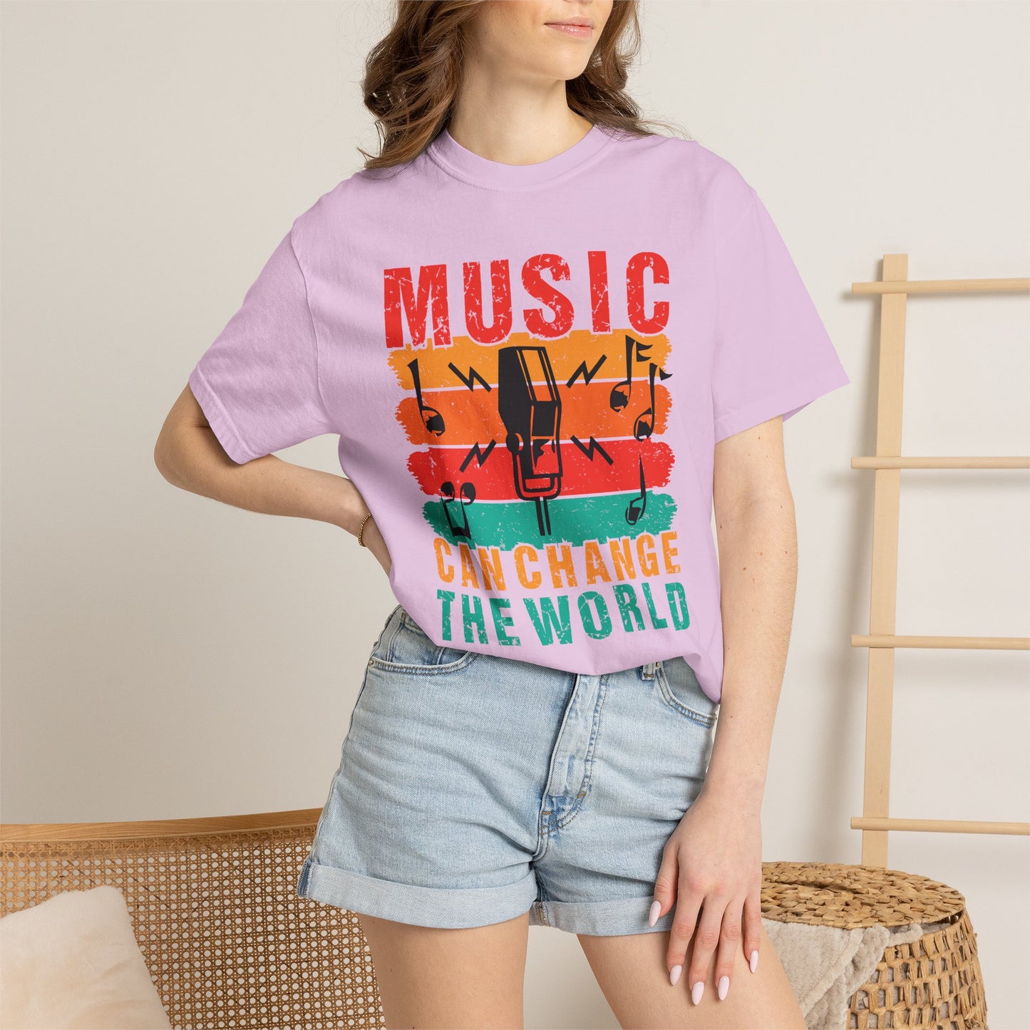 Music Graphic Design Unisex Cotton T-shirt 089