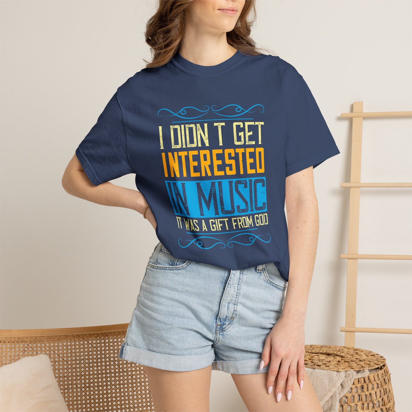Music Graphic Design Unisex Cotton T-shirt m5