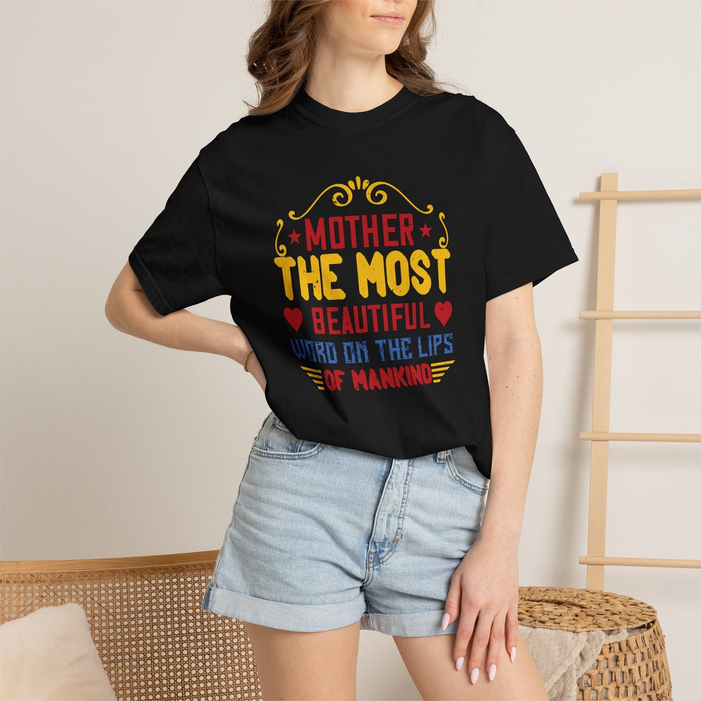 Mom T-shirt Mother Day Mama Tee Unisex Comfort Colors Garment-Dyed Cotton h84