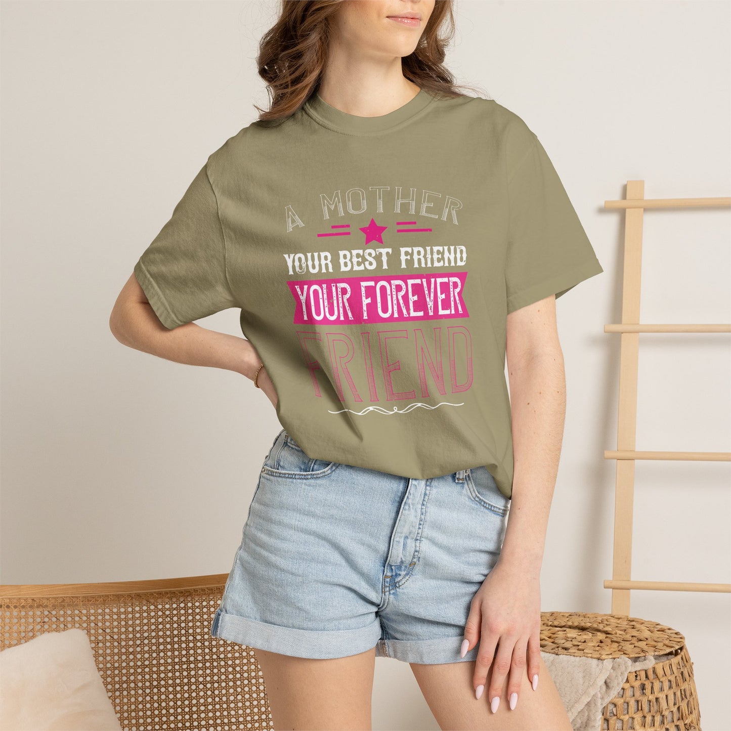 Mom T-shirt Mother Day Mama Tee Unisex Comfort Colors Garment-Dyed Cotton h55
