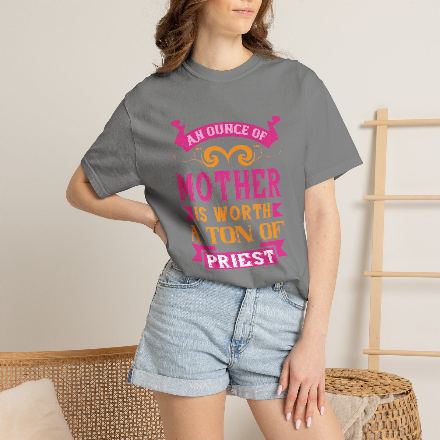 Mom T-shirt Mother Day Mama Tee Unisex Comfort Colors Garment-Dyed Cotton h63