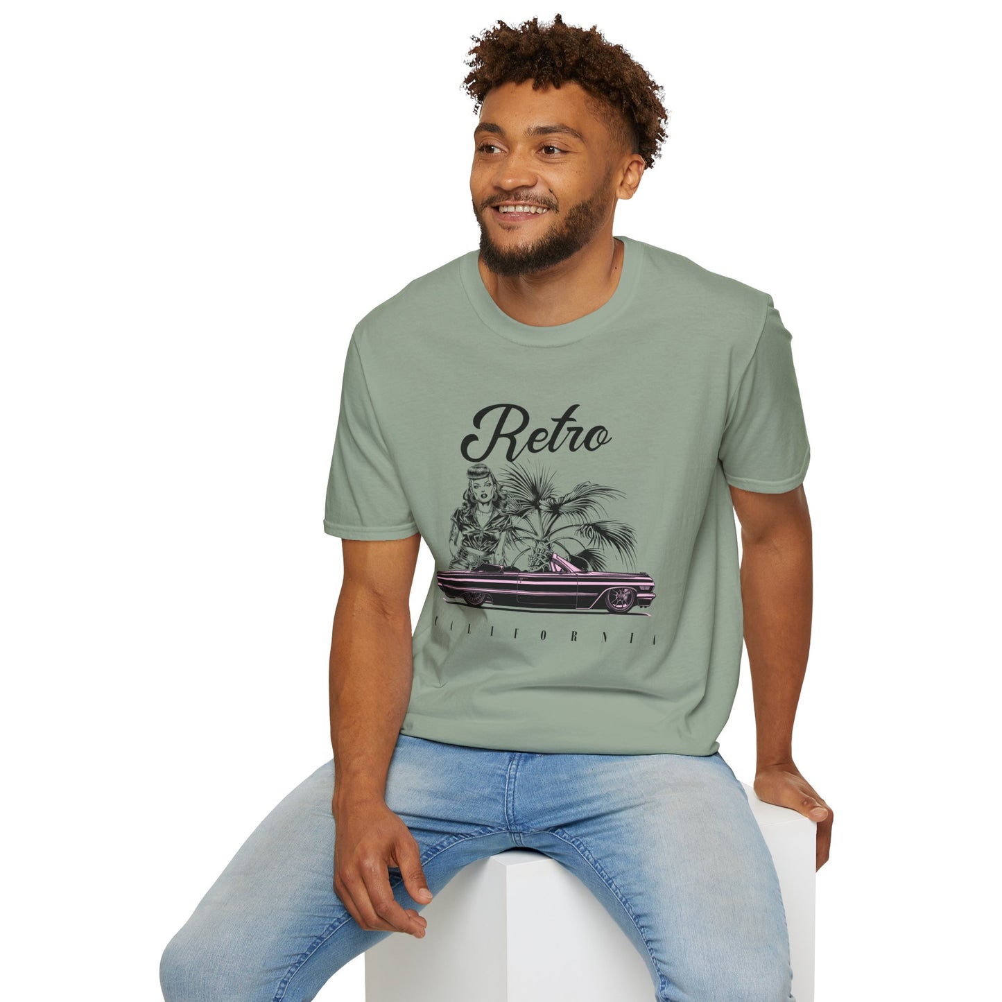 Retro T Shirt, Retro Design Shirt, Retro Art Tee Shirt, T-shirt with Retro Style
