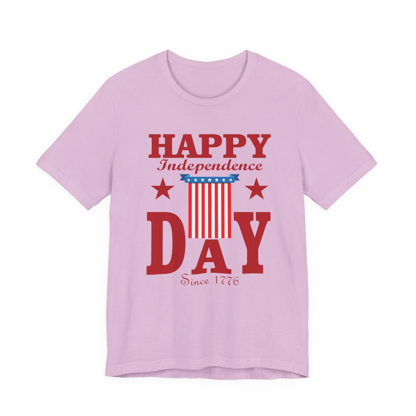 Happy Independence Day Graphic Unisex Cotton T-Shirt 018
