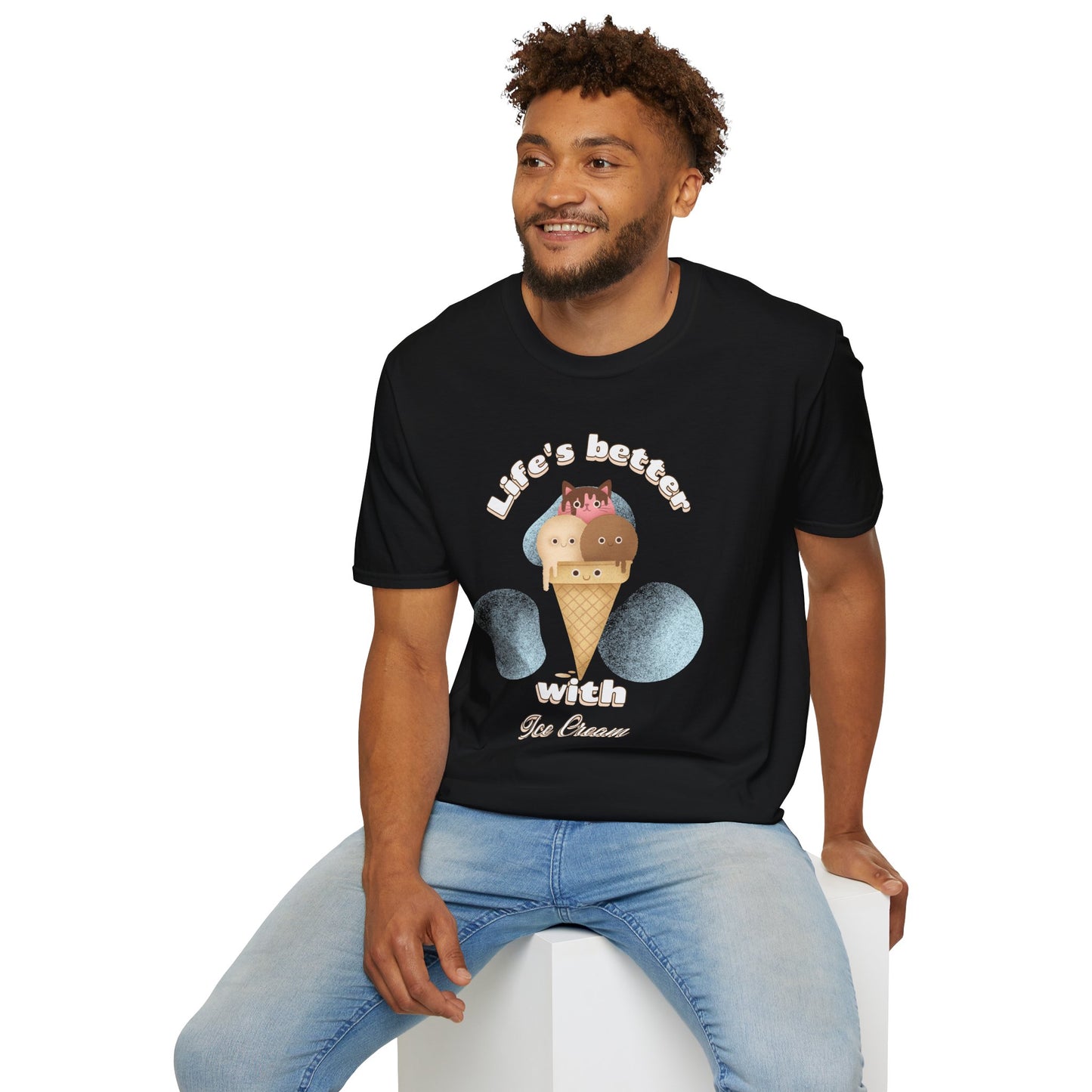 Food Tees, Funny Food T Shirts, Funny T Shirts, Shirt with Food, Junk Food Tees, Shirt with Ice Cream, Ice Cream T-Shirt