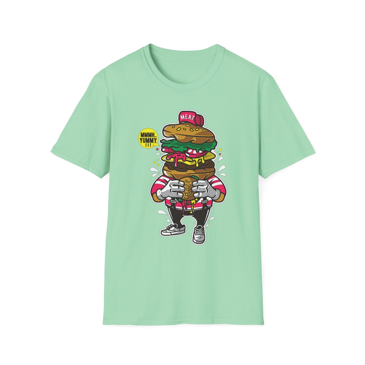 Cartoon T Shirt Animation T Shirt Funny Tee Unisex Gildan Softstyle 64000 Ring Spun Cotton