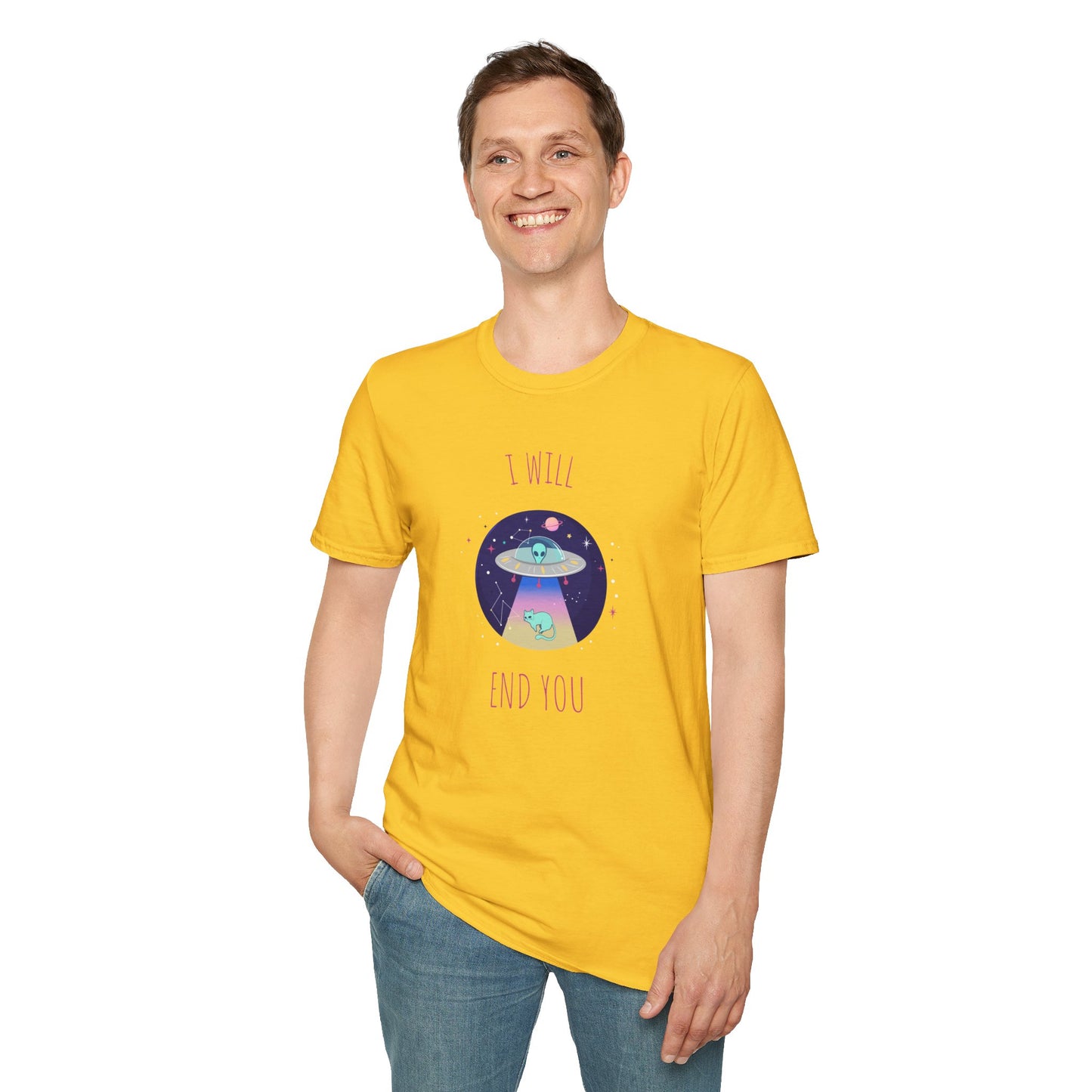 Funny T Shirts UFO Tees Funny Aliens Shirt
