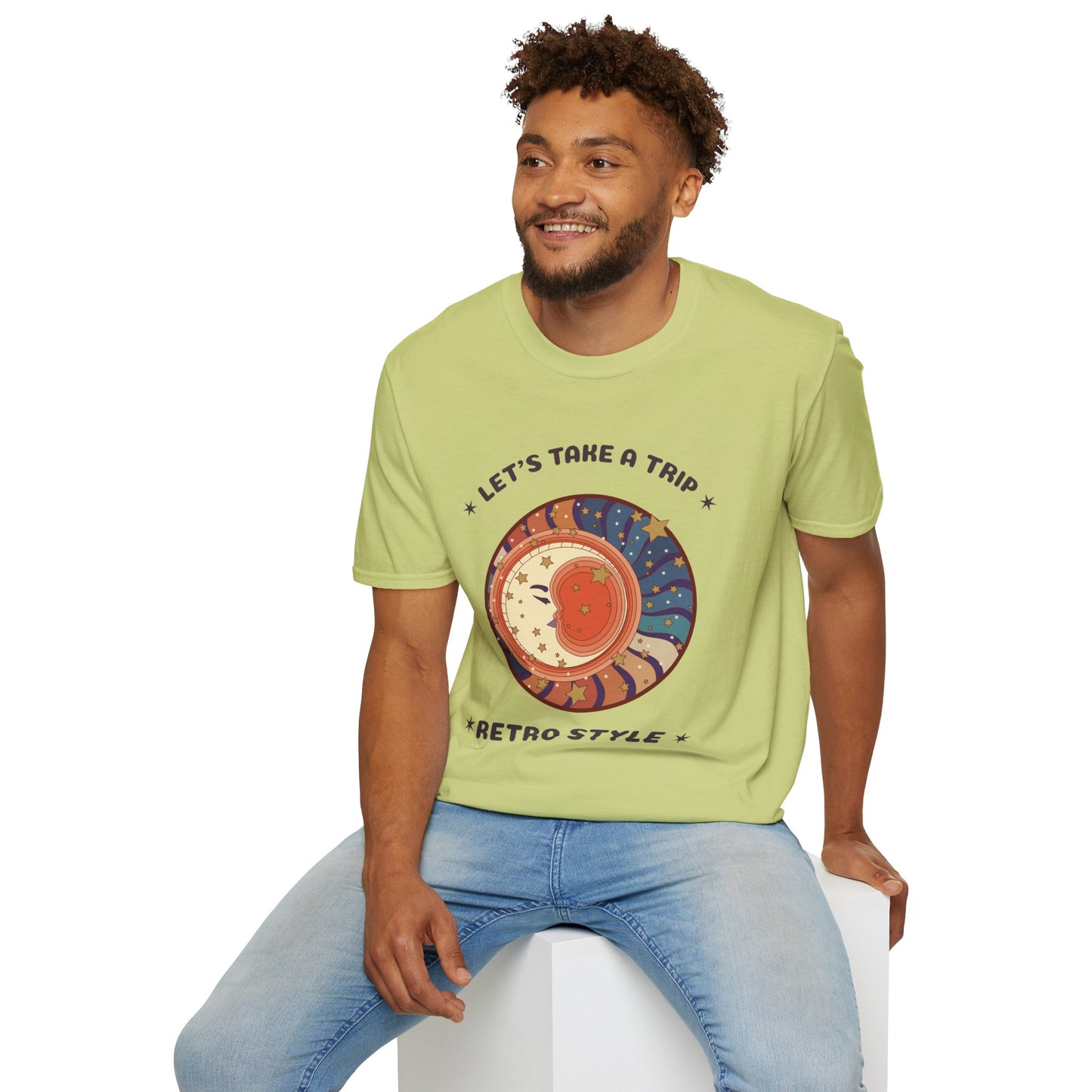 Retro T Shirt, Retro Design Shirt, Retro Art Tee Shirt, T-shirt with Retro Style