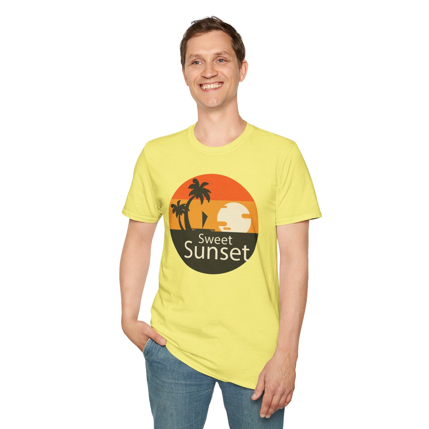 Summer T-Shirt, Summer Design Shirts, Art Tee Shirt with Summer Design - 5