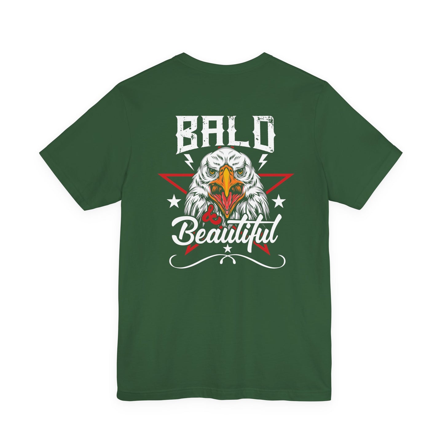 Bald Eagle Graphic Illustration Unisex Cotton Tee a3
