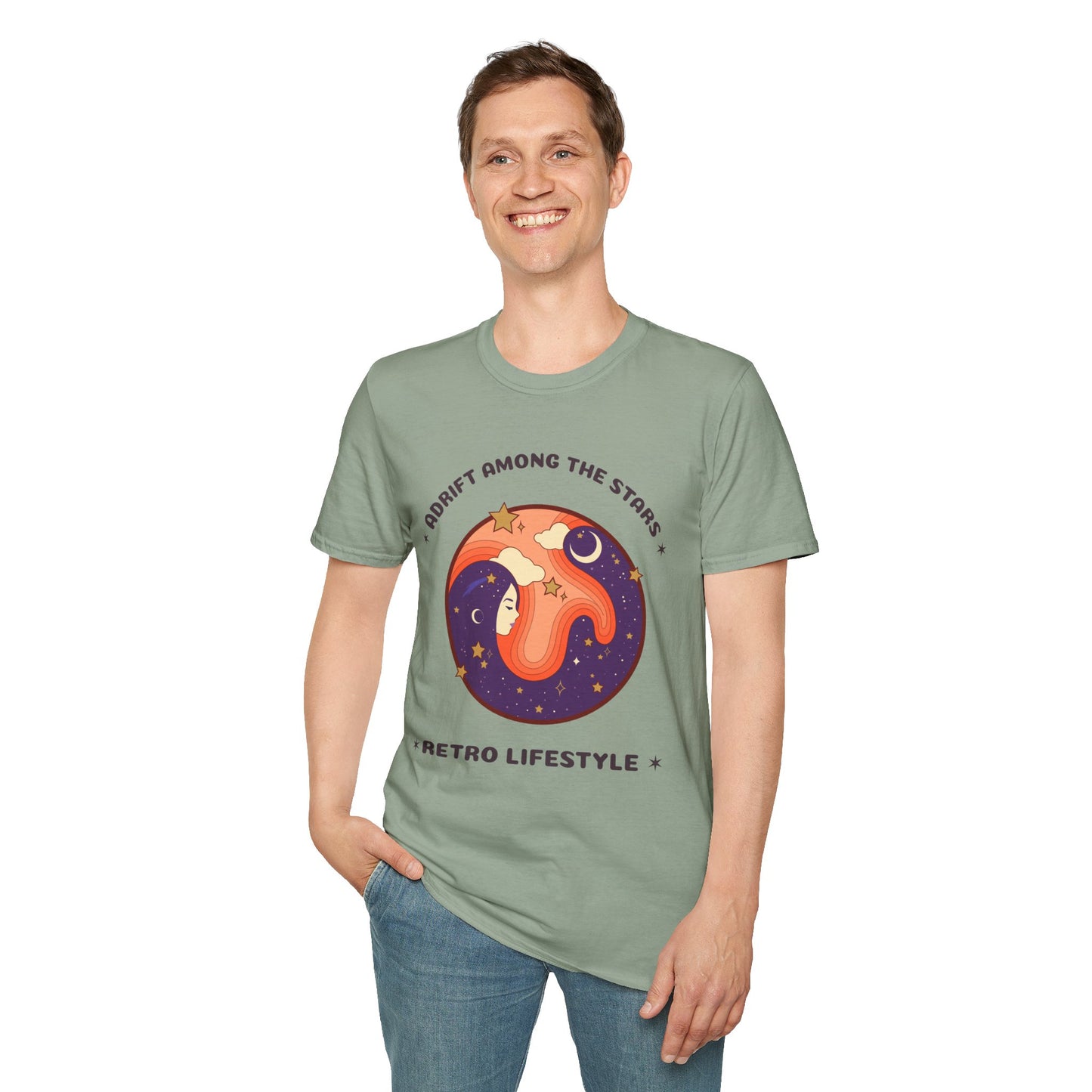 Retro T Shirt, Retro Design Shirt, Retro Art Tee Shirt, T-shirt with Retro Style
