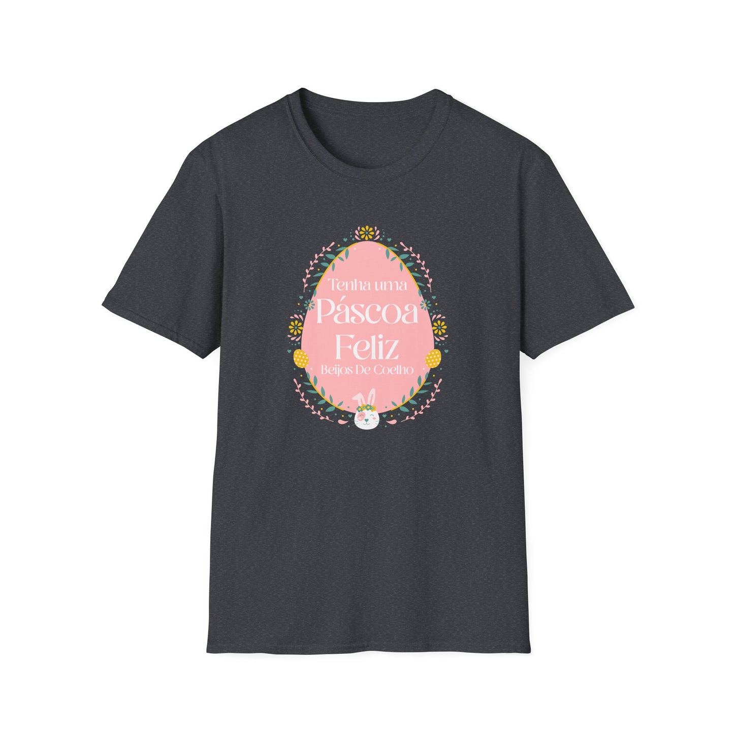 Easter Egg T-Shirt, Tee Shirt with Easter Signature, T Shirt with Easter Prints, Tee Shirt with Easter Design - 2