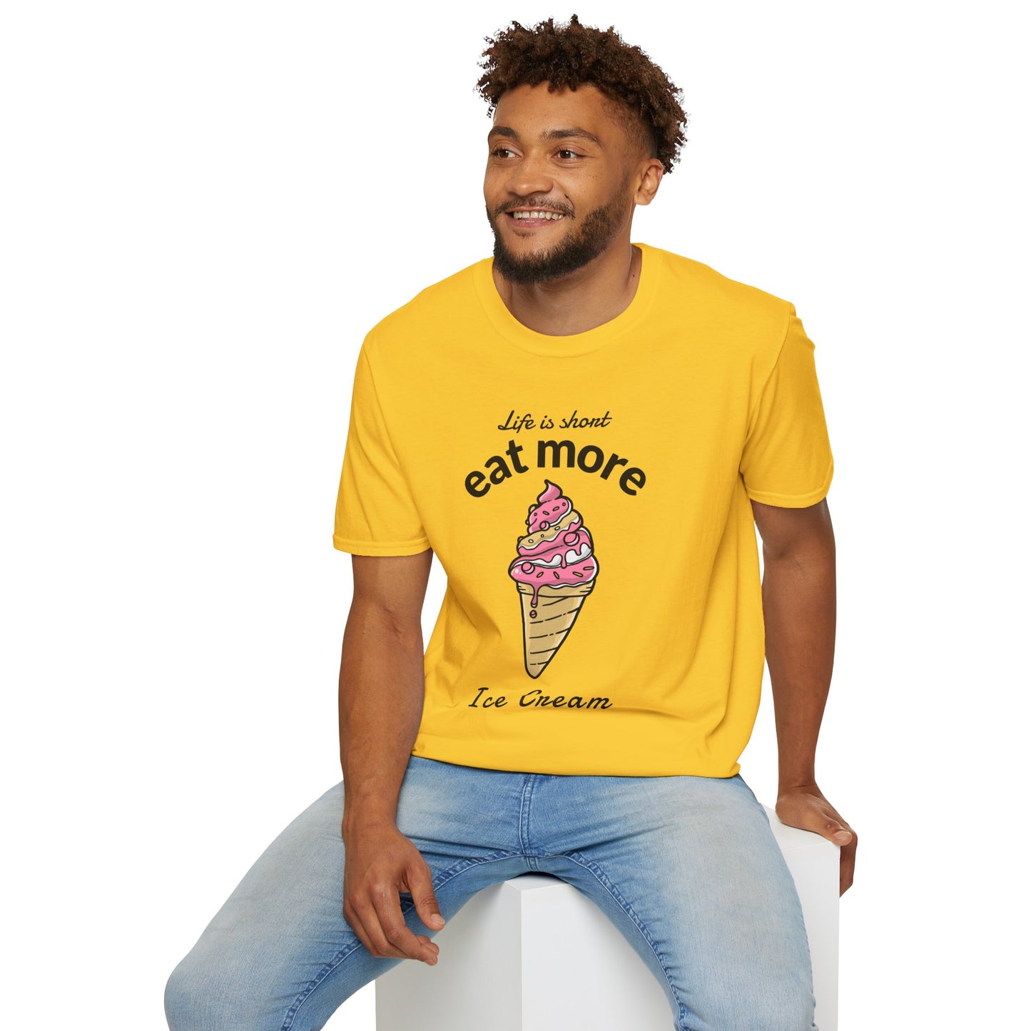 Food Tees, Funny Food T Shirts, Funny T Shirts, Shirt with Food, Junk Food Tees, Shirt with Ice Cream, Ice Cream T-Shirt