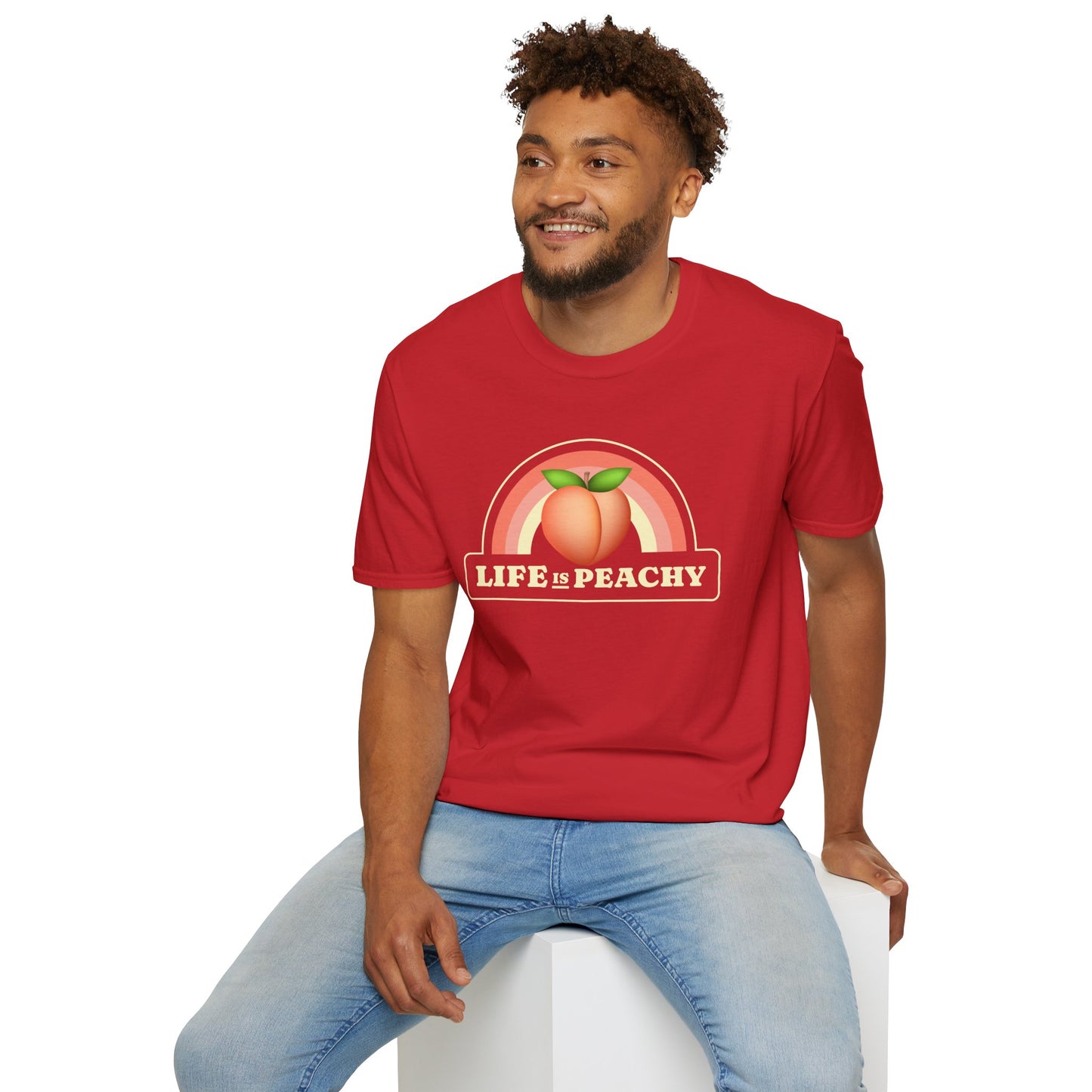 Food Tees, Funny Food T Shirts, Funny T Shirts, Shirt with Fruits, Shirt with Peach