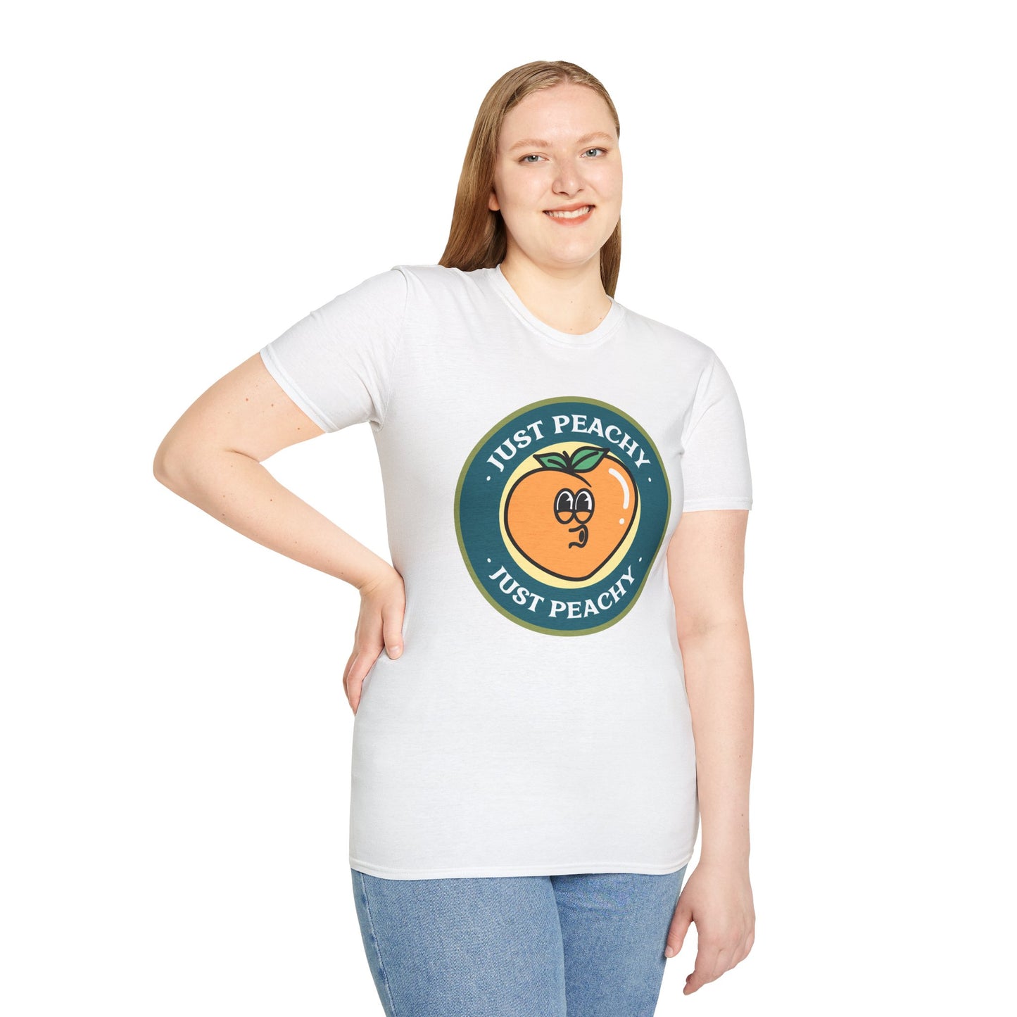 Food Tees, Funny Food T Shirts, Funny T Shirts, Shirt with Fruits, Shirt with Peach