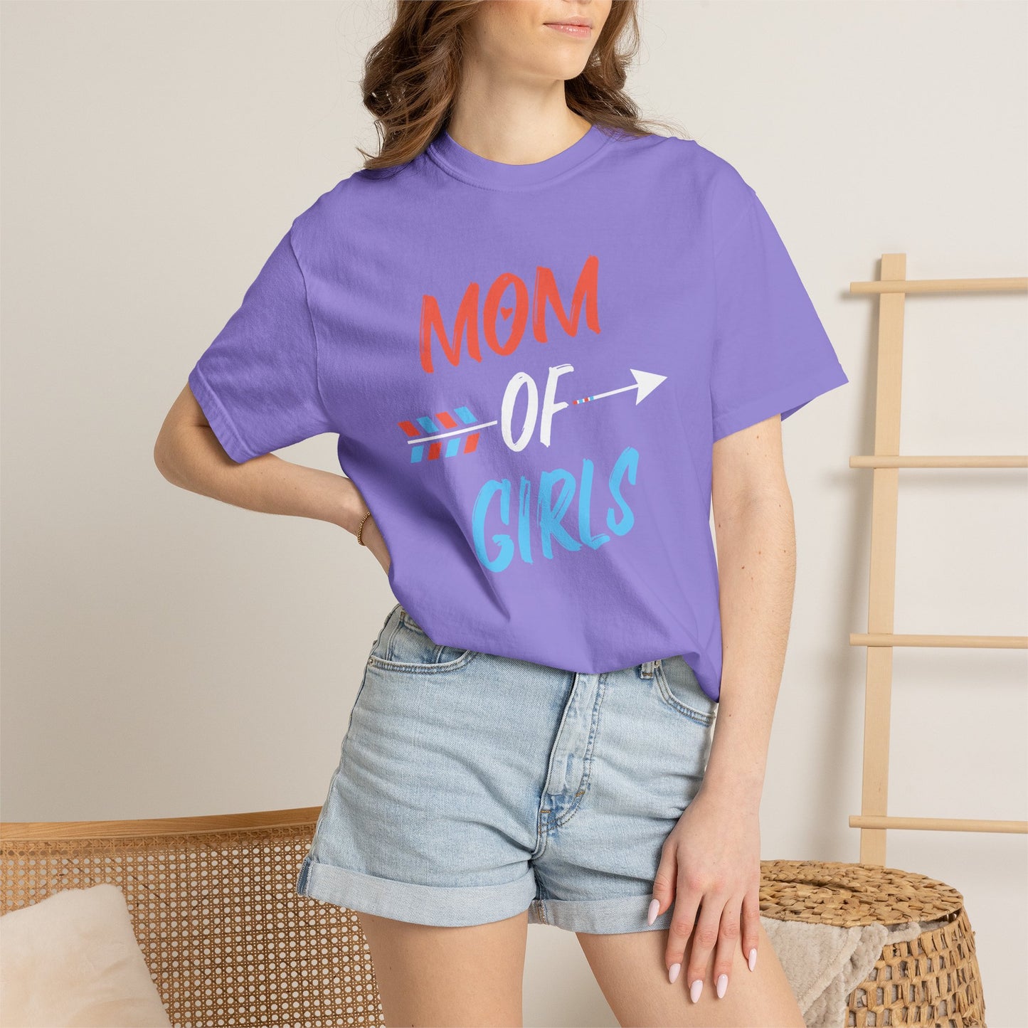 Mom T-shirt Mother's Day Mama Tee Unisex Comfort Colors Garment-Dyed Cotton h17