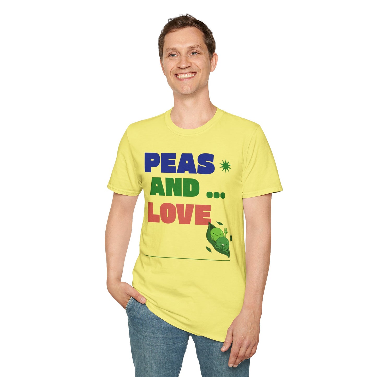 Food Tees, Funny Food T Shirts, Funny T Shirts, Shirt with Vegetables, Shirt with Peas