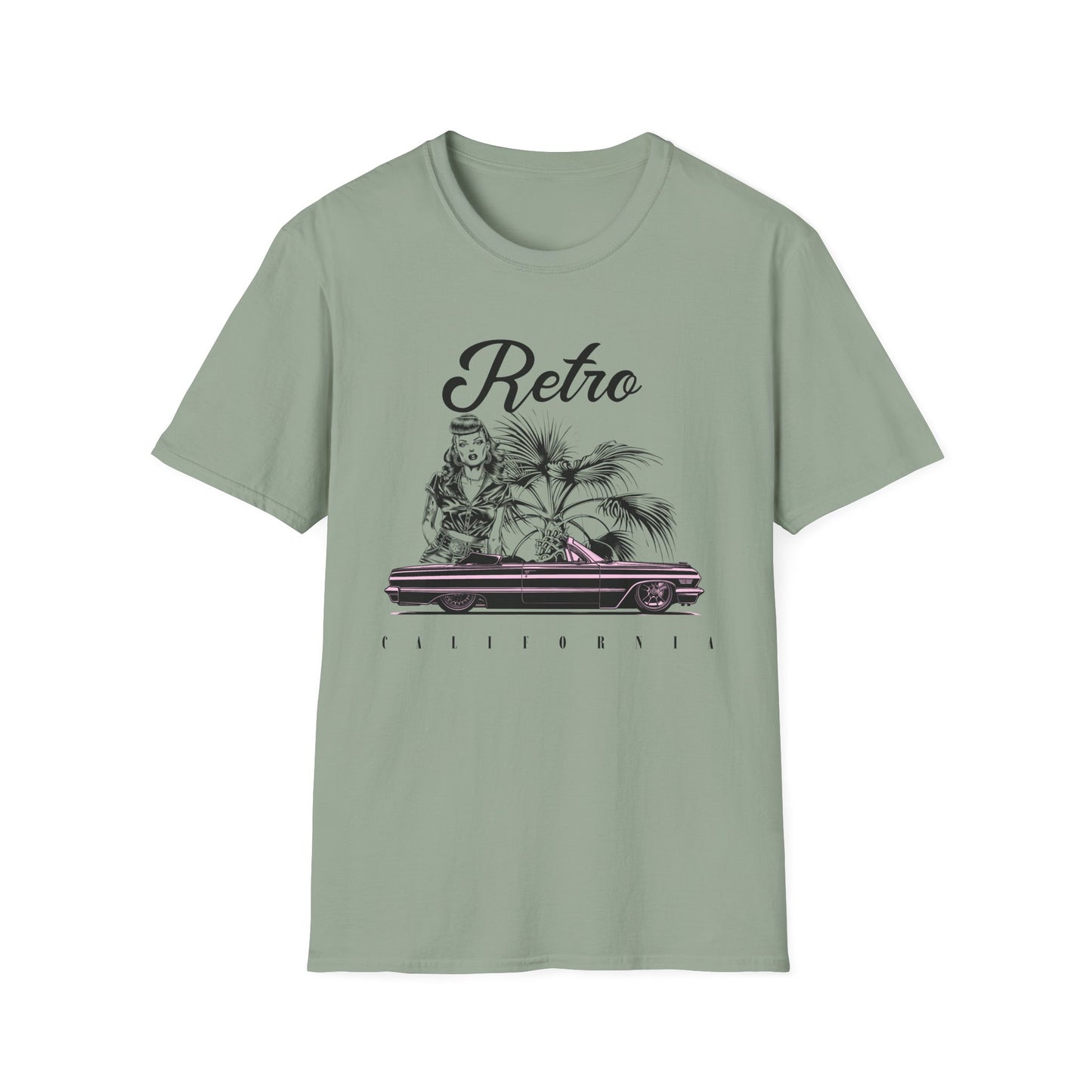 Retro T Shirt, Retro Design Shirt, Retro Art Tee Shirt, T-shirt with Retro Style