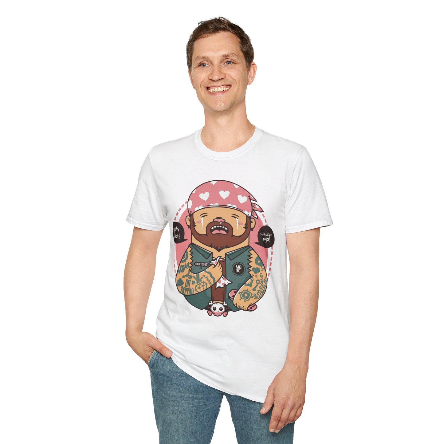 Cartoon Animation T Shirt Unisex Softstyle 100 Percent Ring Spun Cotton Comfort Tee