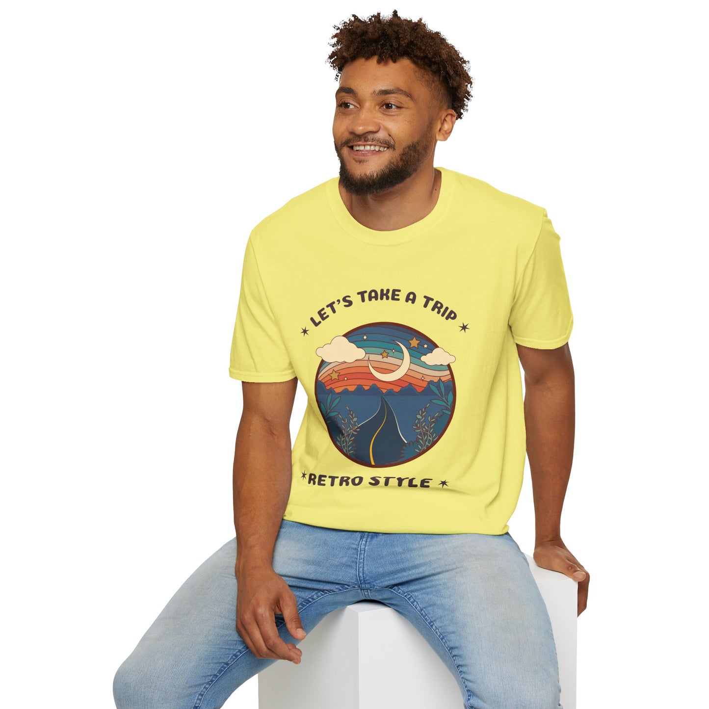 Retro T Shirt, Retro Design Shirt, Retro Art Tee Shirt, T-shirt with Retro Style