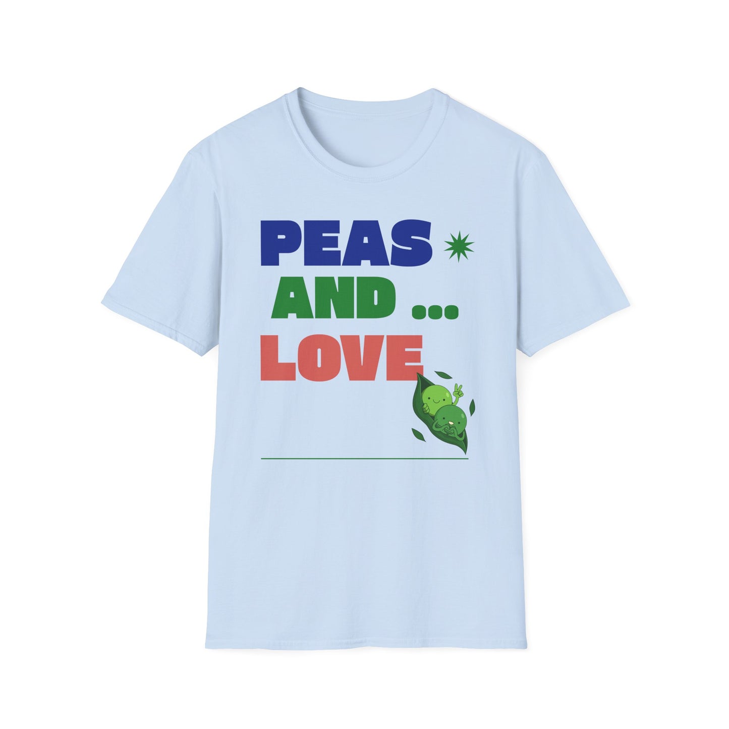 Food Tees, Funny Food T Shirts, Funny T Shirts, Shirt with Vegetables, Shirt with Peas