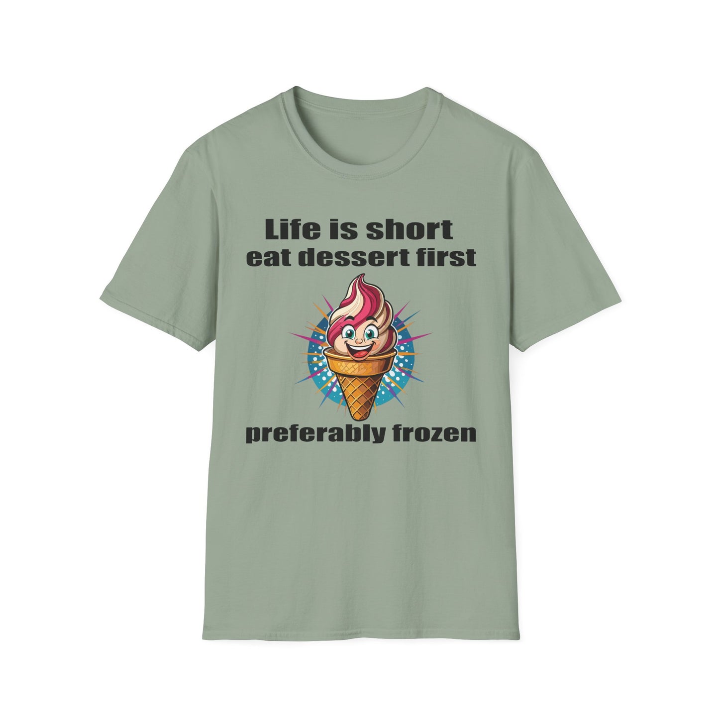 Food Tees, Funny Food T Shirts, Funny T Shirts, Shirt with Food, Junk Food Tees, Shirt with Ice Cream, Ice Cream T-Shirt