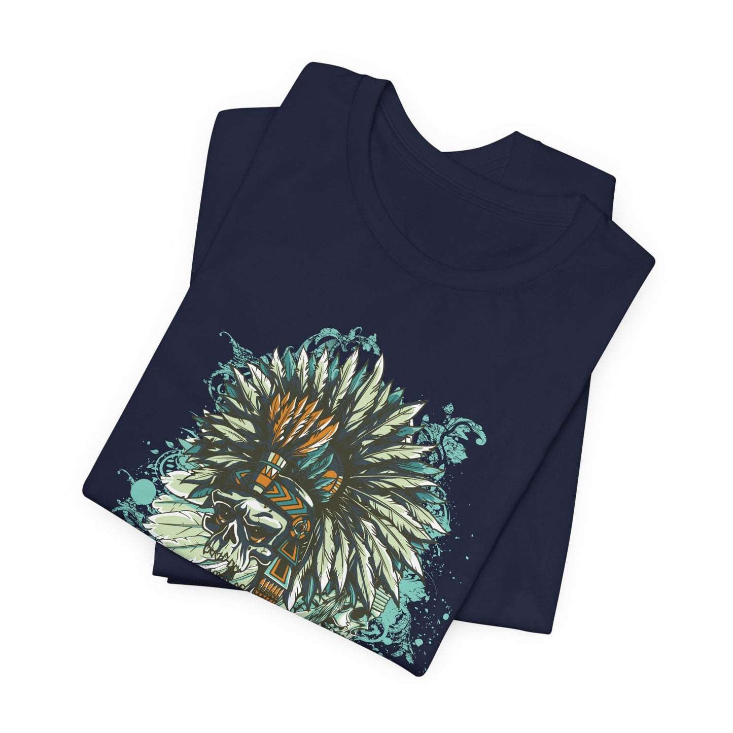 Skull Graphic Design Unisex Cotton Tee Shirt Art-14