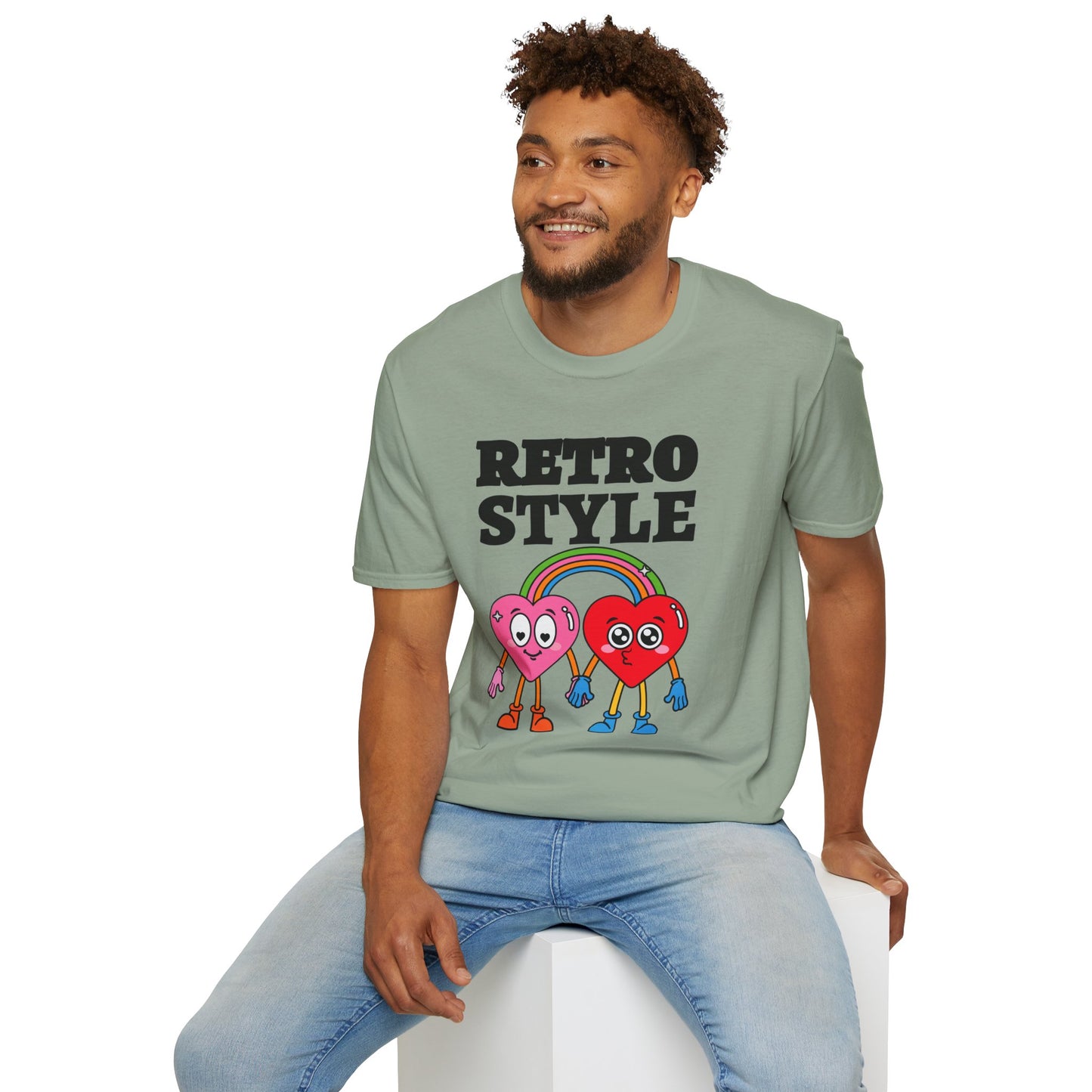 Retro T Shirt, Retro Design Shirt, Retro Art Tee Shirt, T-shirt with Retro Style