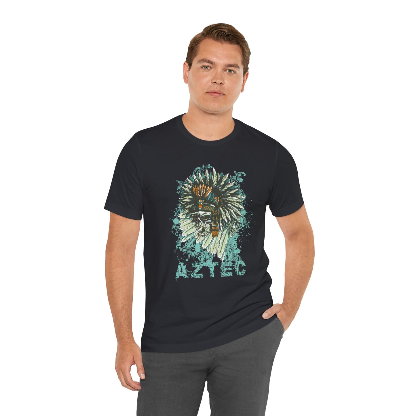 Skull Graphic Design Unisex Cotton Tee Shirt Art-14