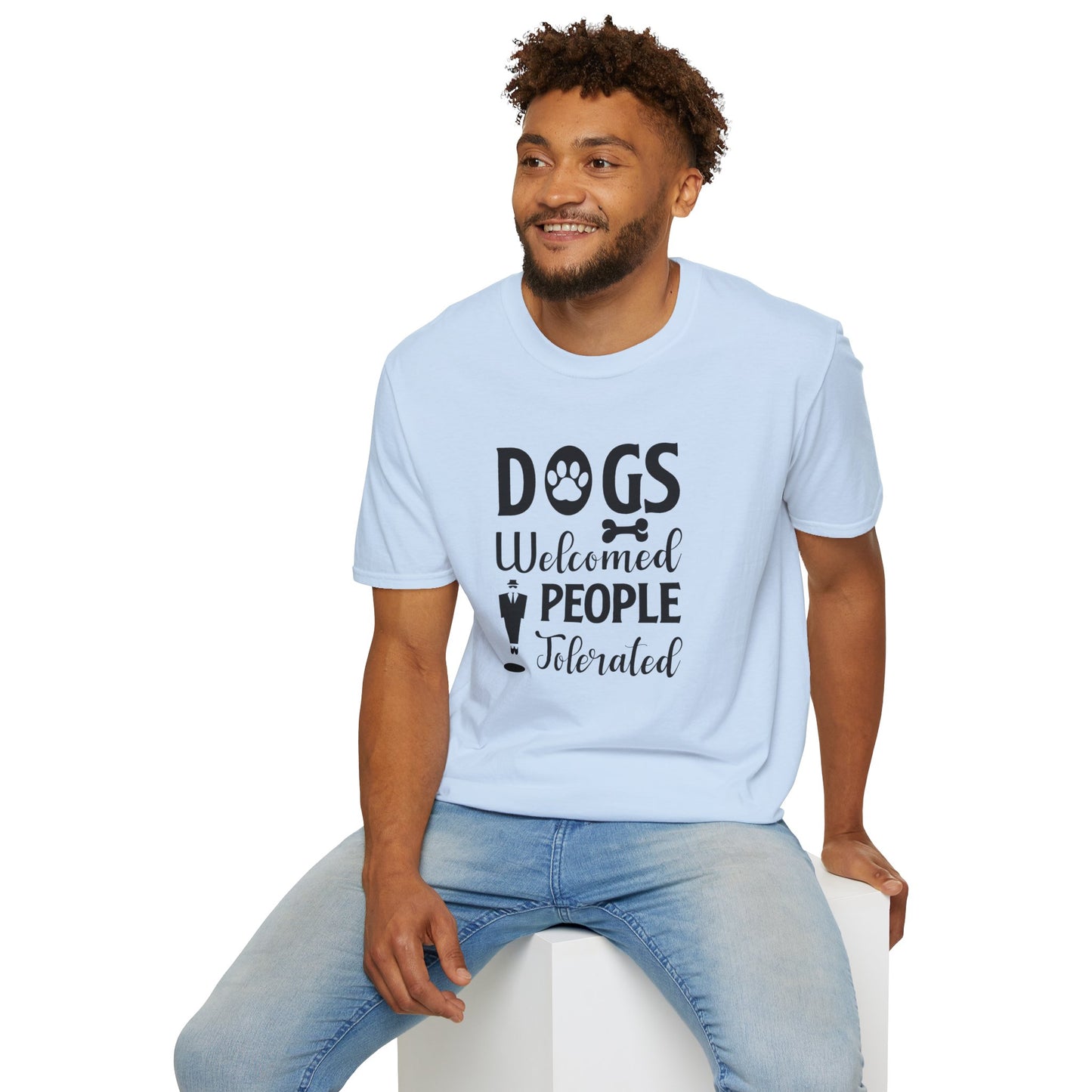 Dog Slogan T Shirts With Funny Quotes Unisex Tee Shirt Gildan Softstyle 64000 100 Percent Cotton