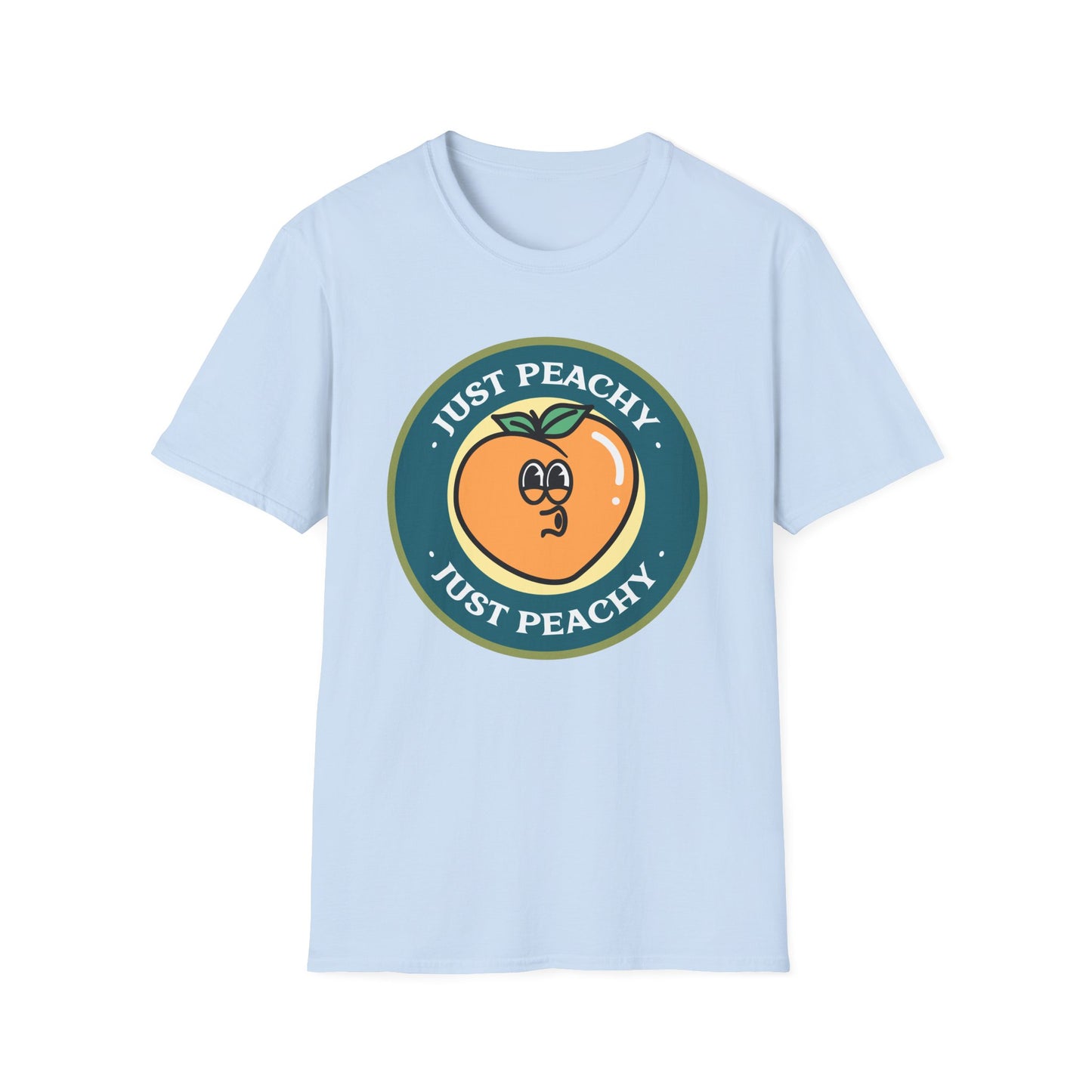 Food Tees, Funny Food T Shirts, Funny T Shirts, Shirt with Fruits, Shirt with Peach