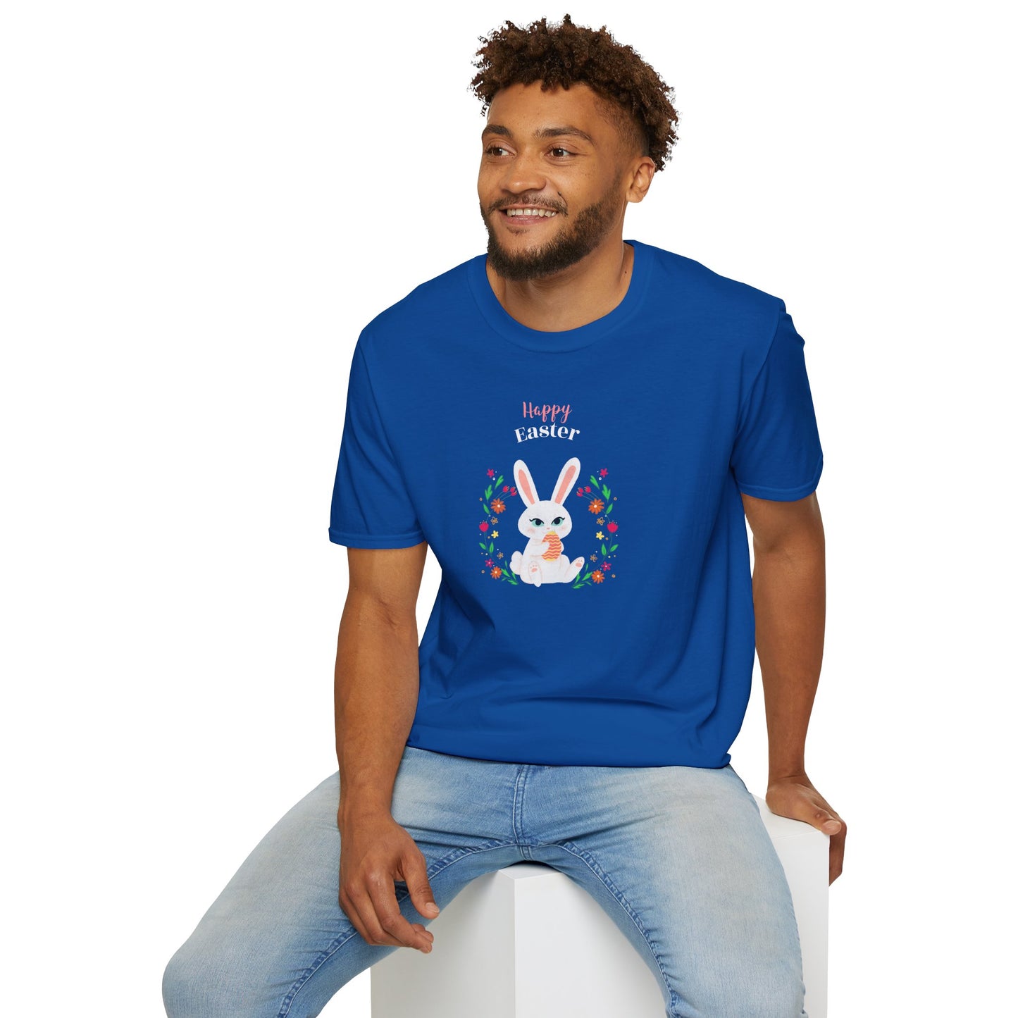 Easter Bunny T-Shirt, Tee Shirt with Easter Signature, T Shirt with Easter Prints, Tee Shirt with Easter Design - 12