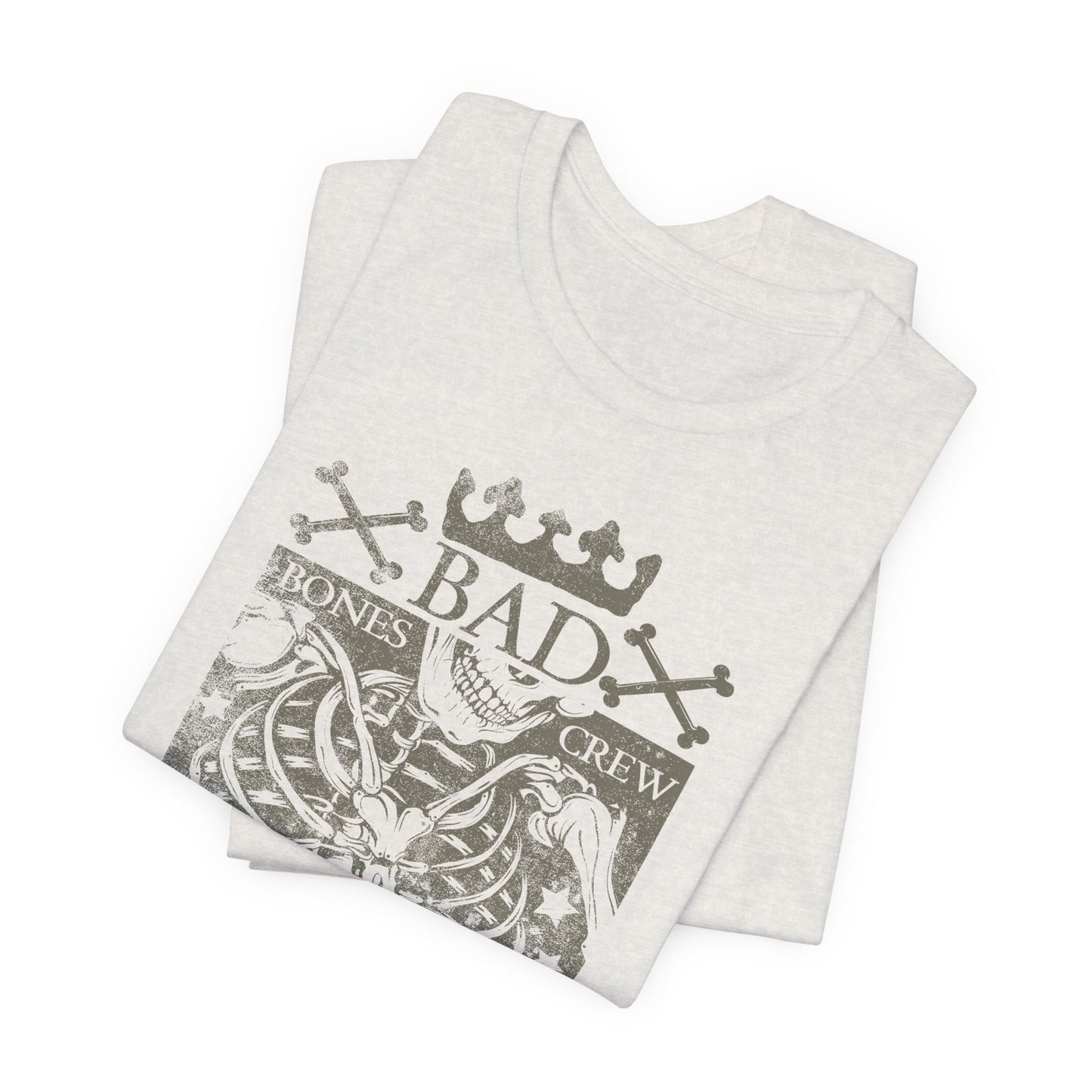 Skeleton Ribcage Tee Bones Crew Graphic Shirt A-10