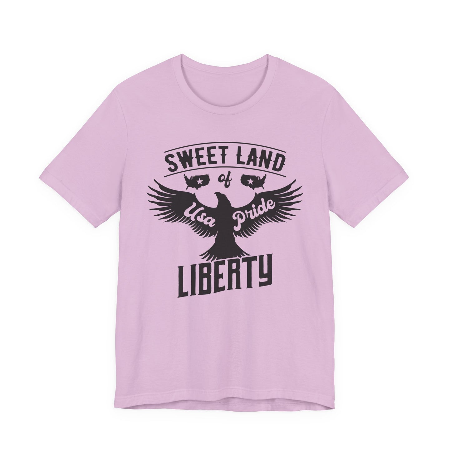 Liberty Eagle Graphic Unisex Cotton T-Shirt a4